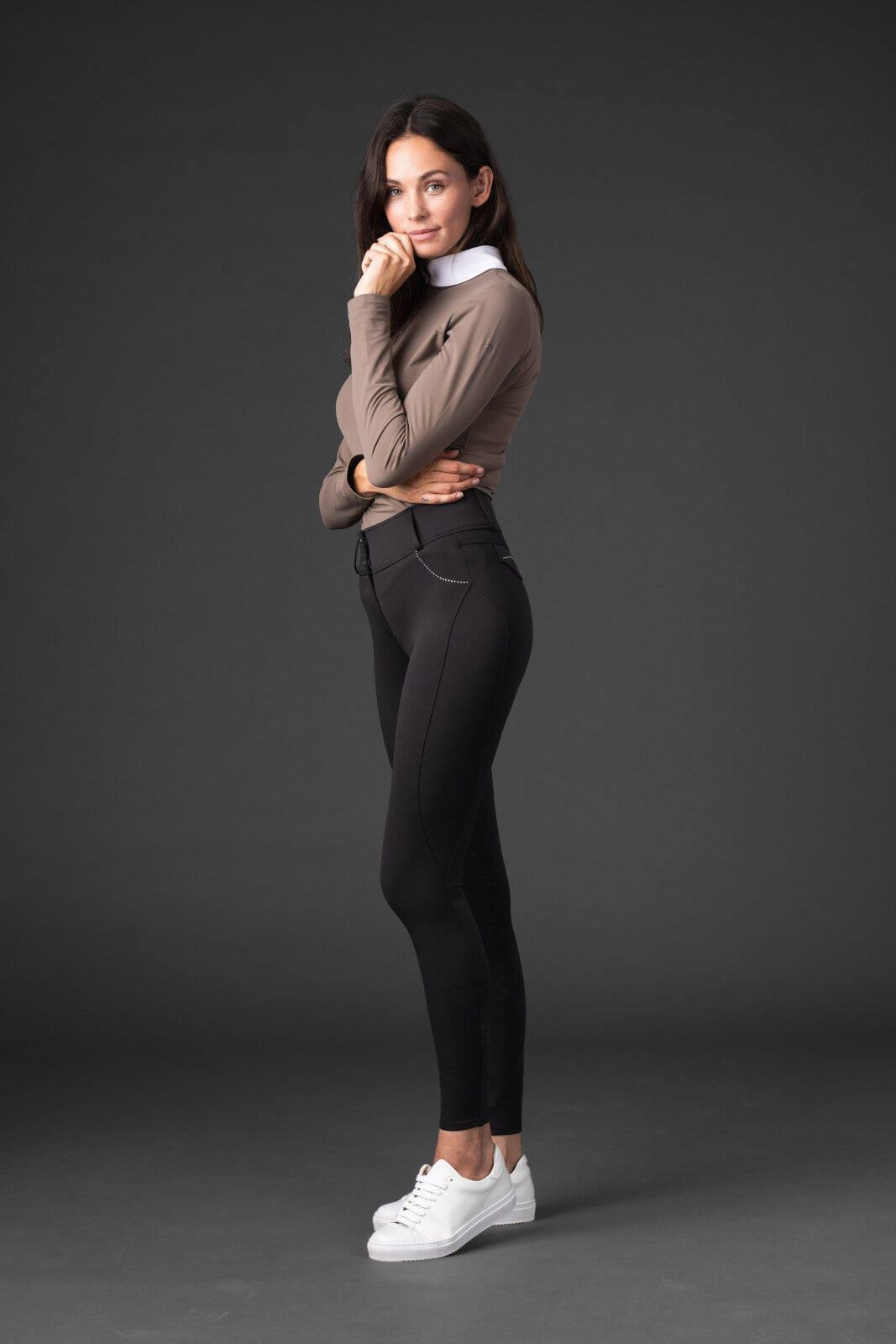 CATAGO Vesta breeches w/ crystal details, fullgrip