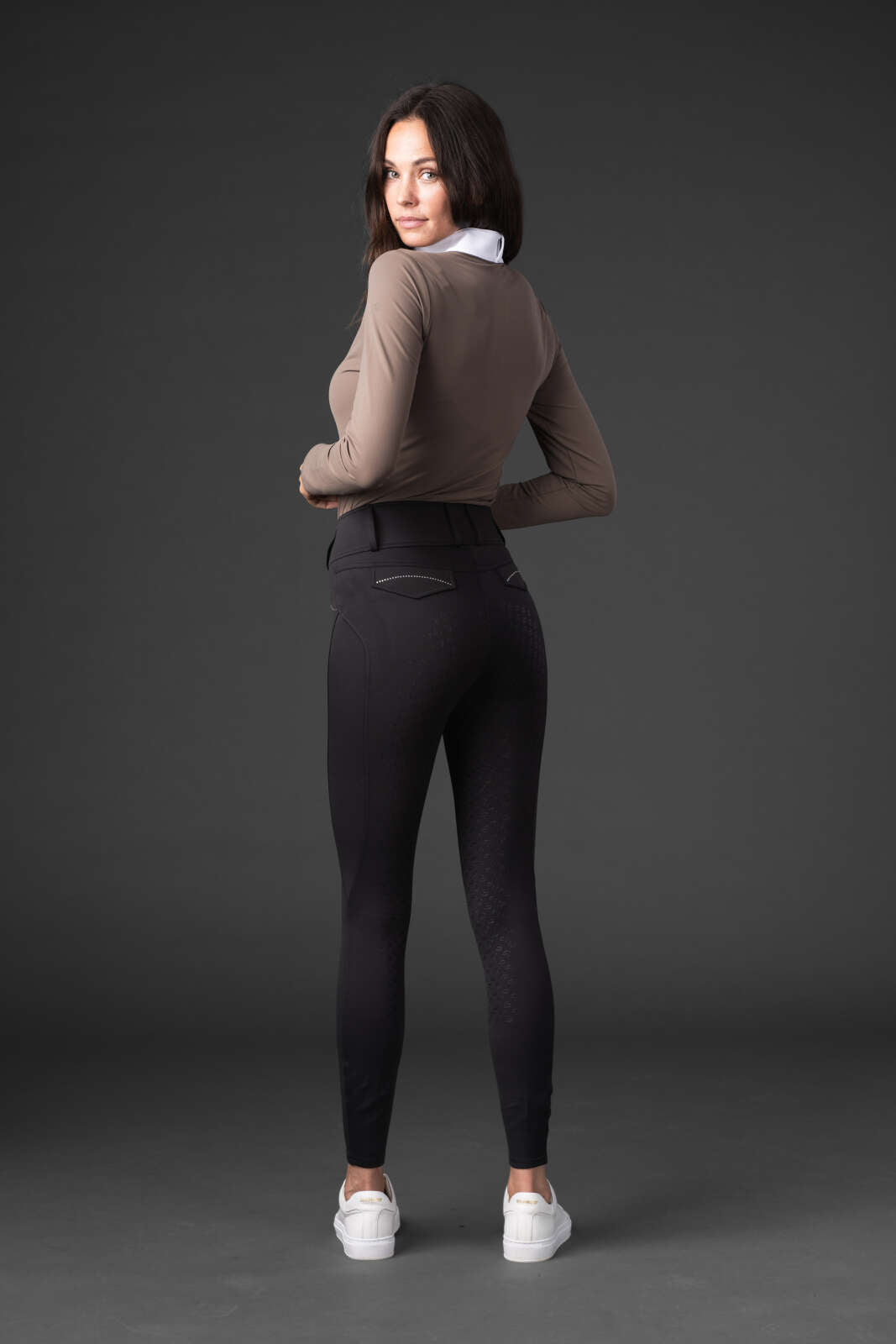 CATAGO Vesta ridebukse med krystaller, fullgrip