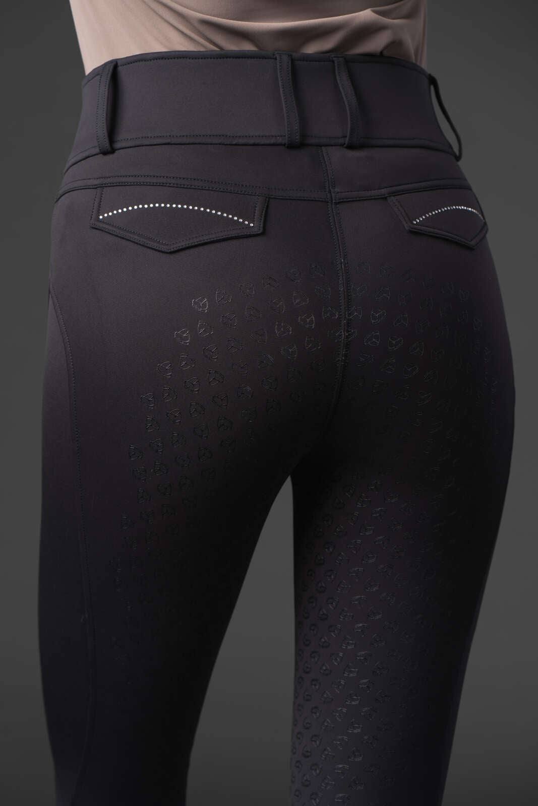 CATAGO Vesta ridebukse med krystaller, fullgrip