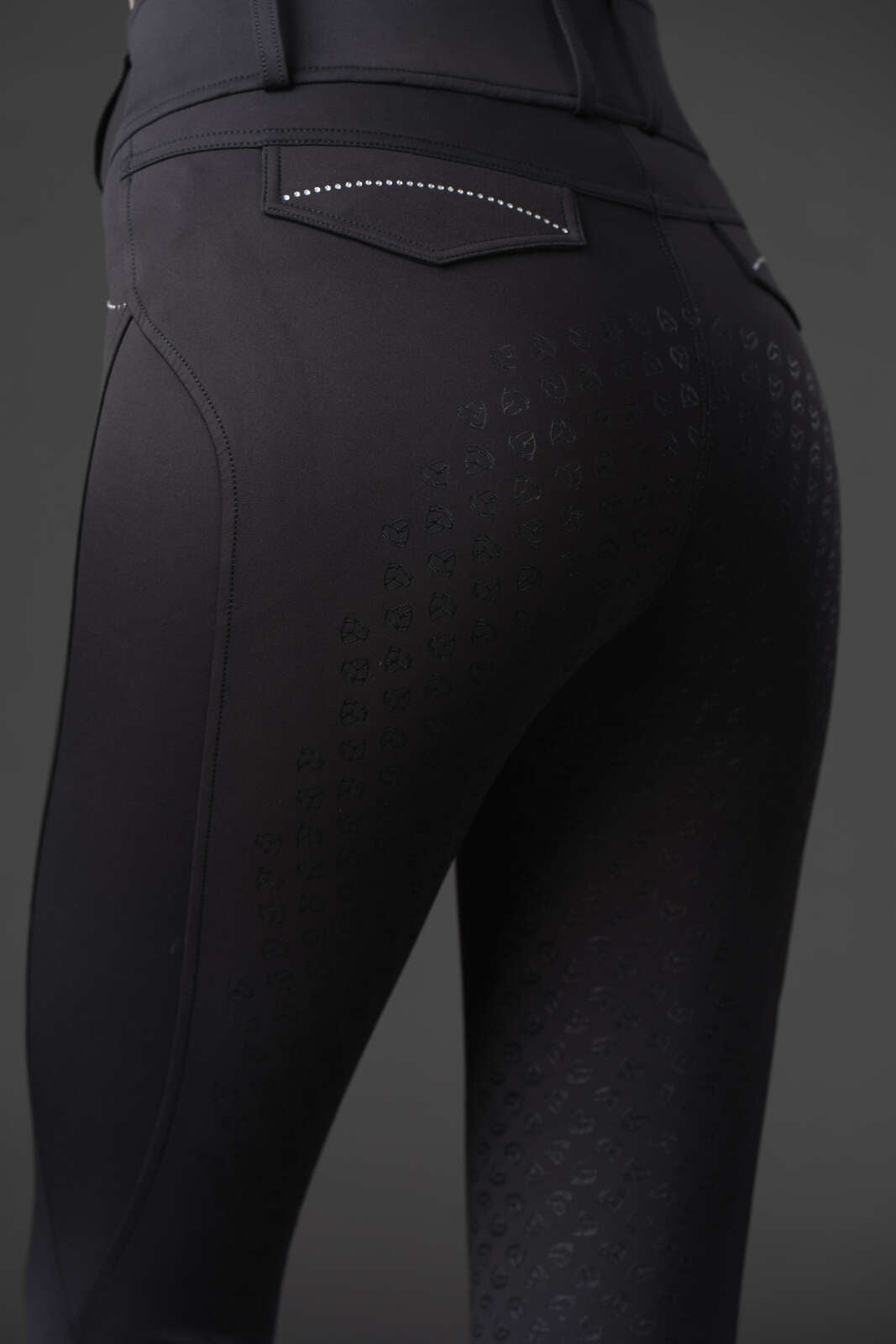 CATAGO Vesta ridebukse med krystaller, fullgrip