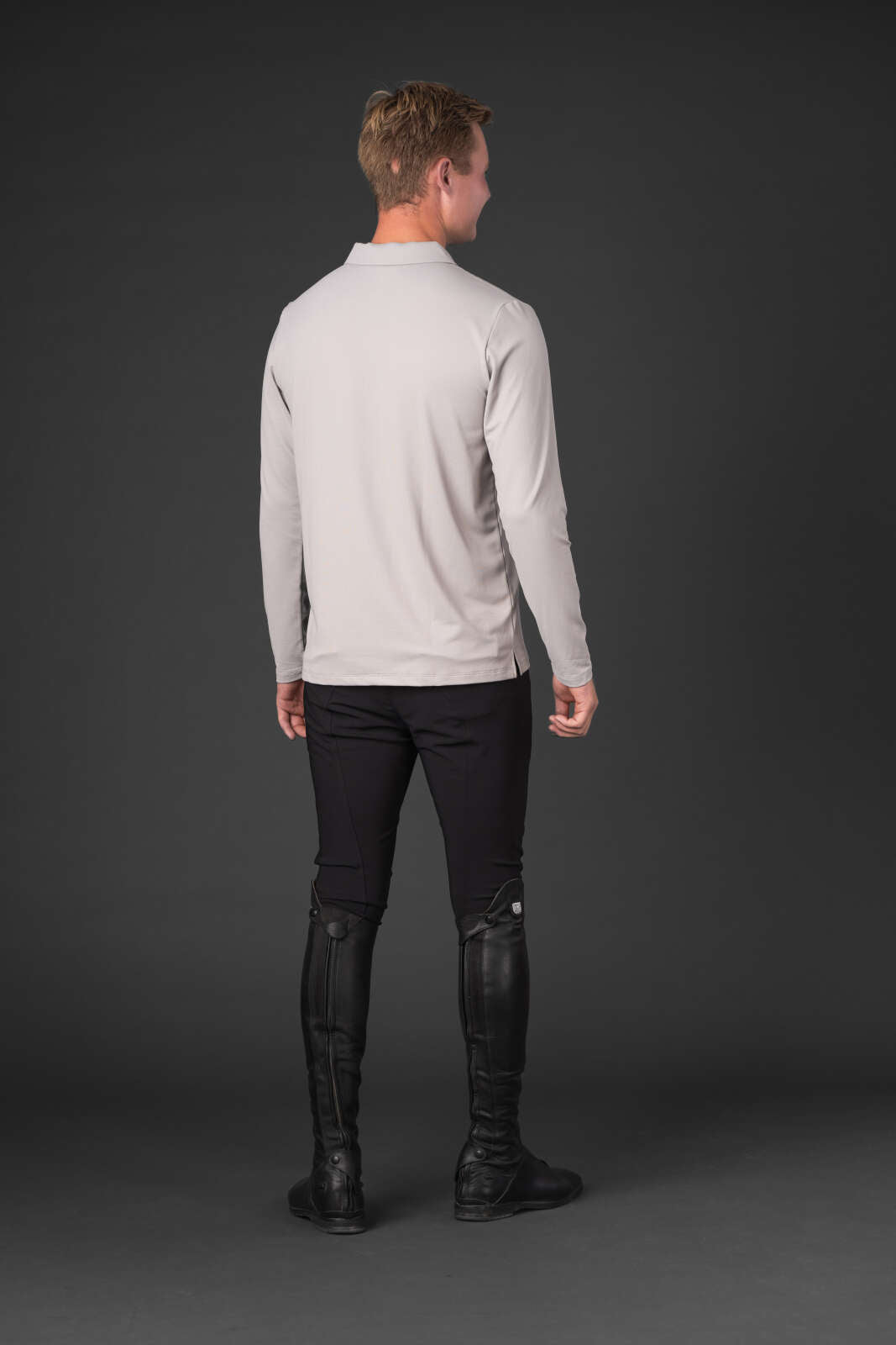 CATAGO MEN Victor langærmet zip polo