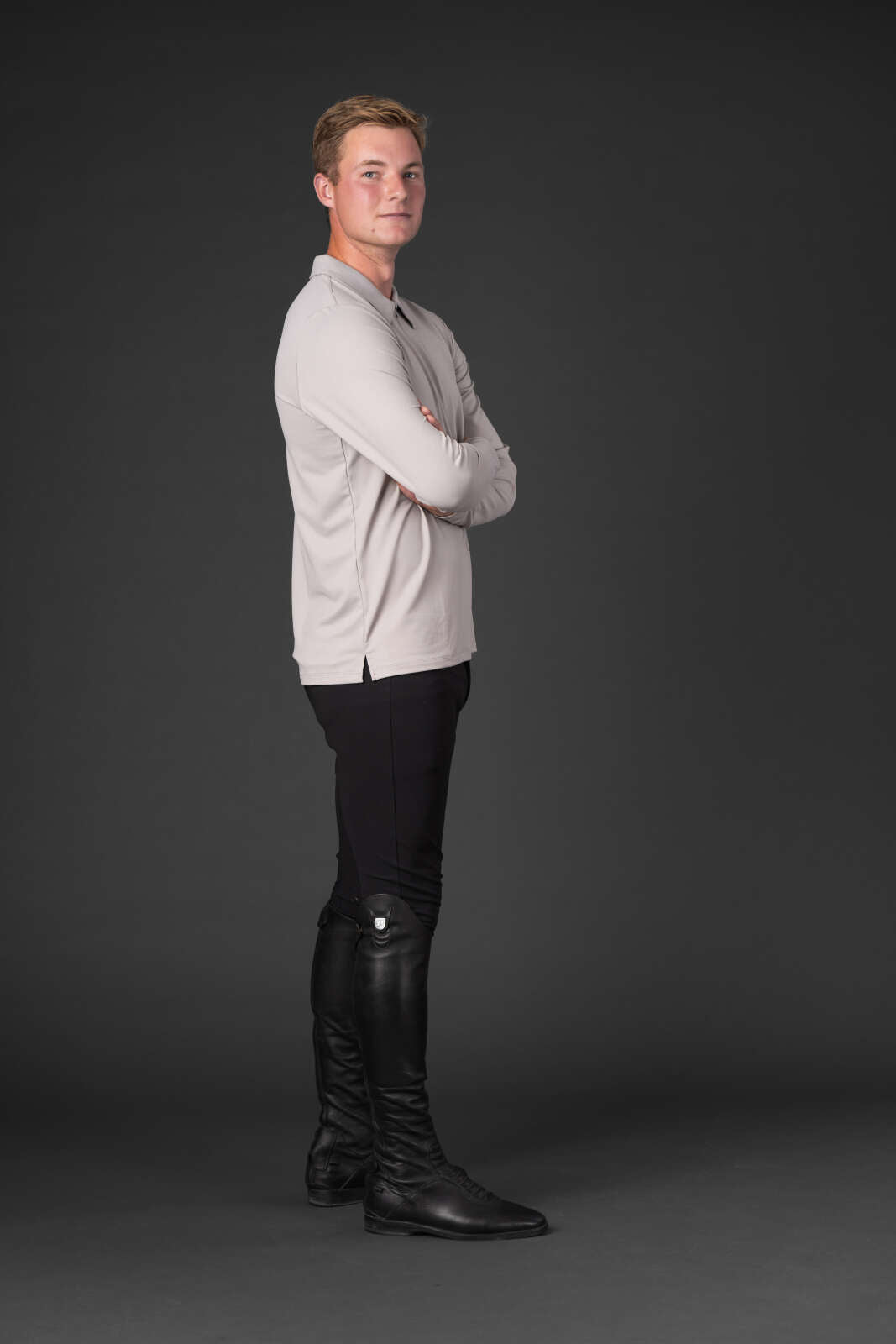 CATAGO MEN Victor langærmet zip polo