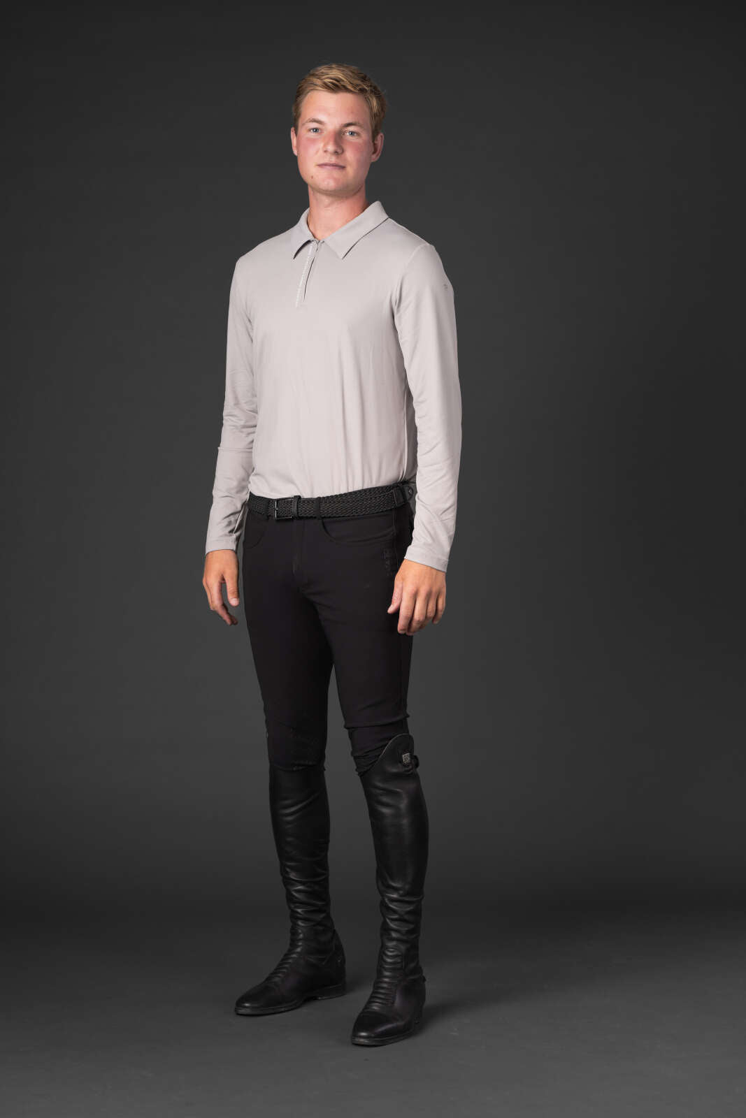 CATAGO MEN Victor langærmet zip polo