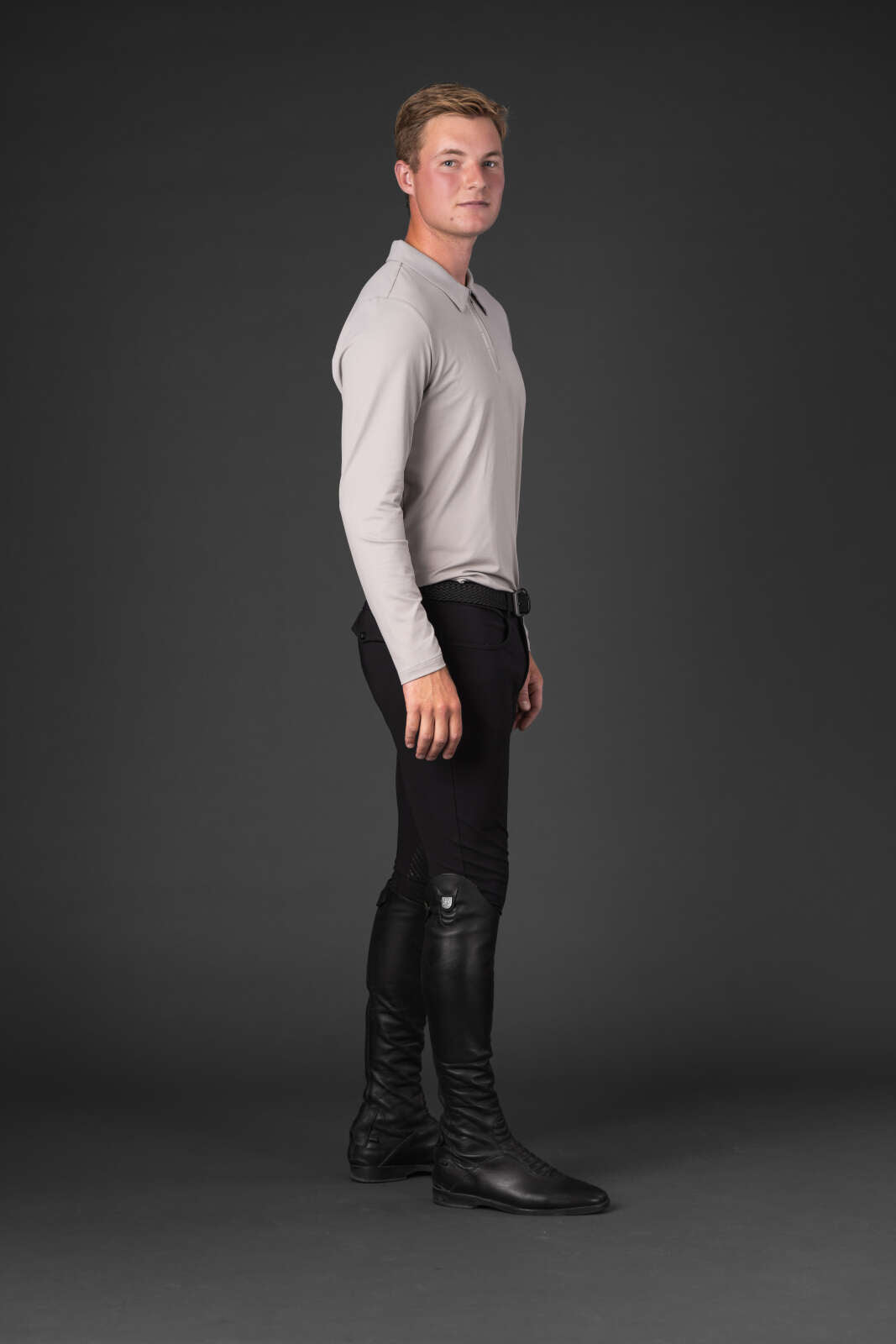 CATAGO MEN Victor langærmet zip polo