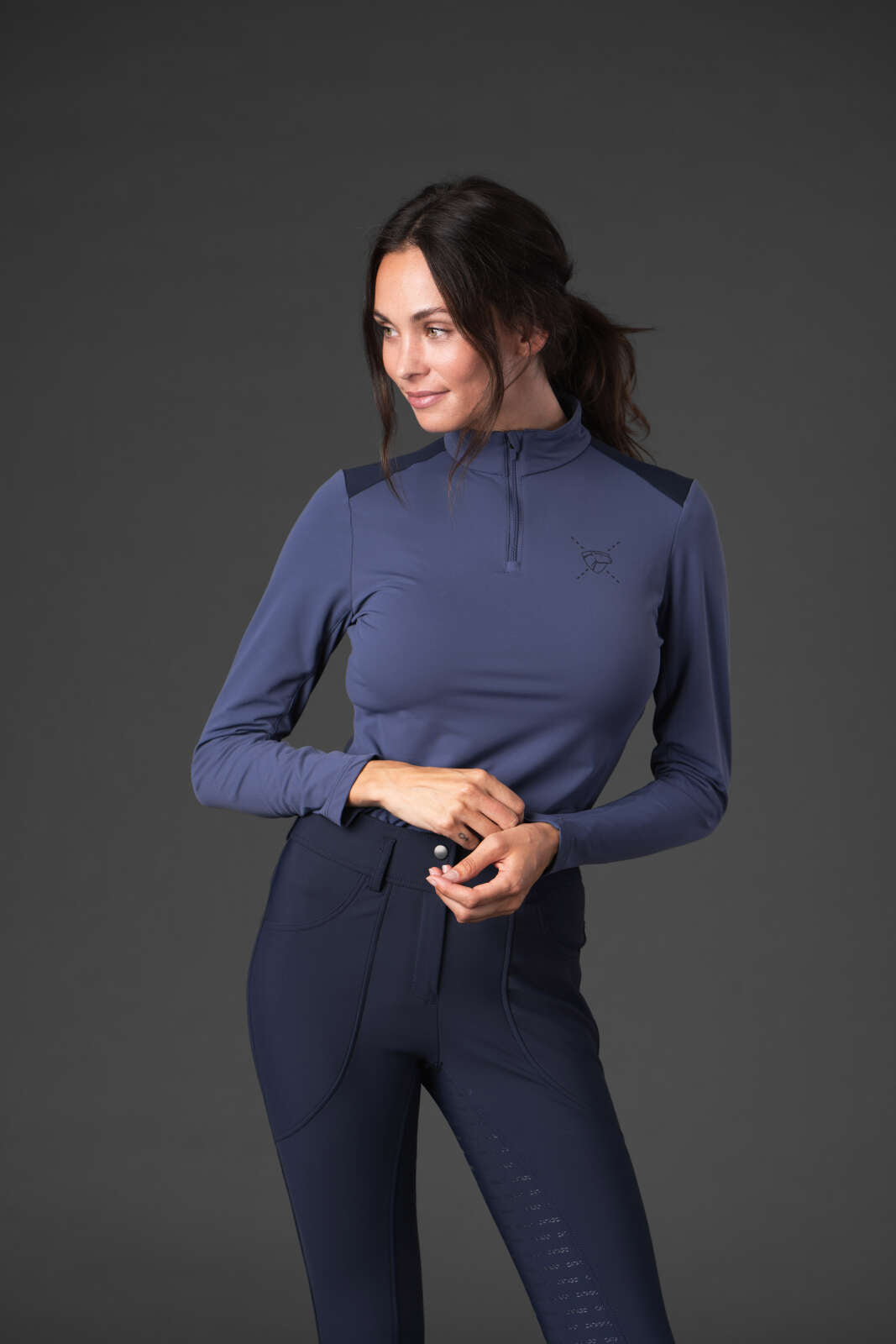 CATAGO Vivian Pullover med half-zip