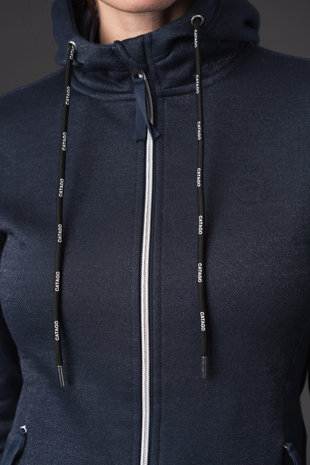 CATAGO Natalie Hoodie med dragkedja