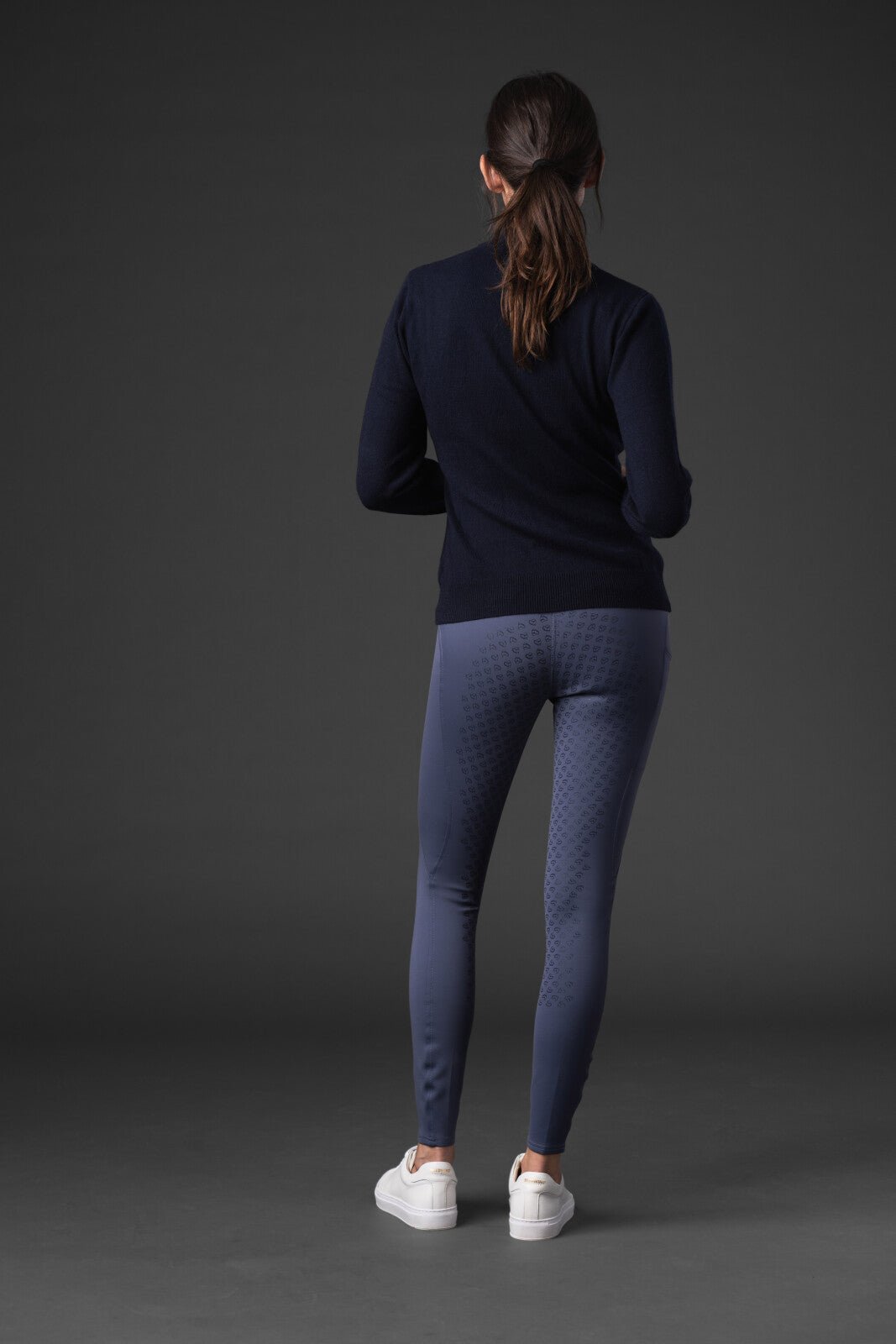 CATAGO Victoria knitted half - zip riding pullover - Unamari