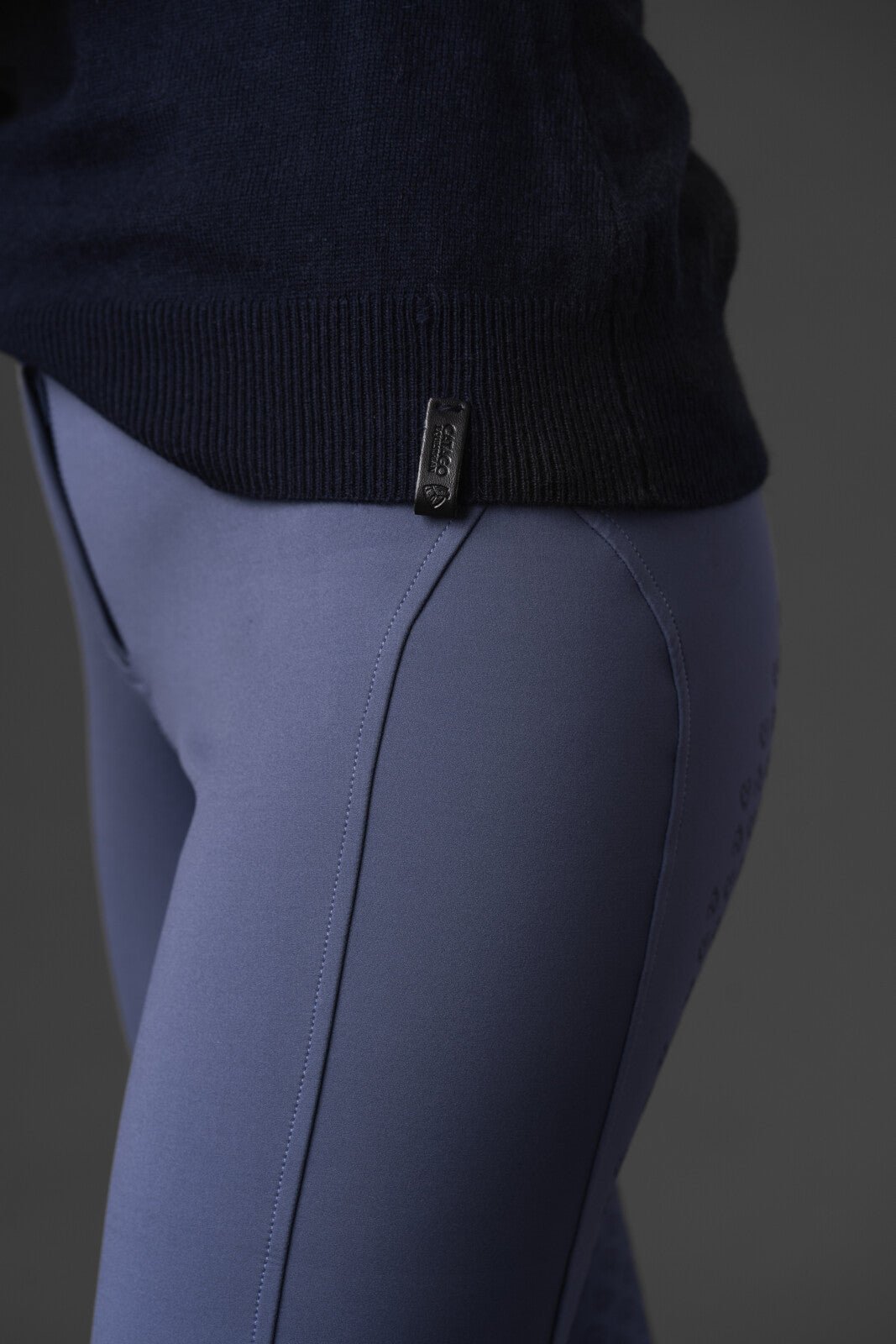 CATAGO Victoria knitted half - zip riding pullover - Unamari