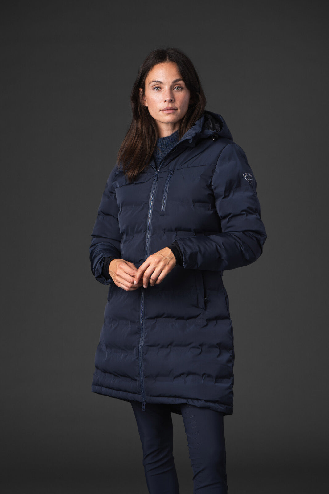 CATAGO Vita long padded riding jacket