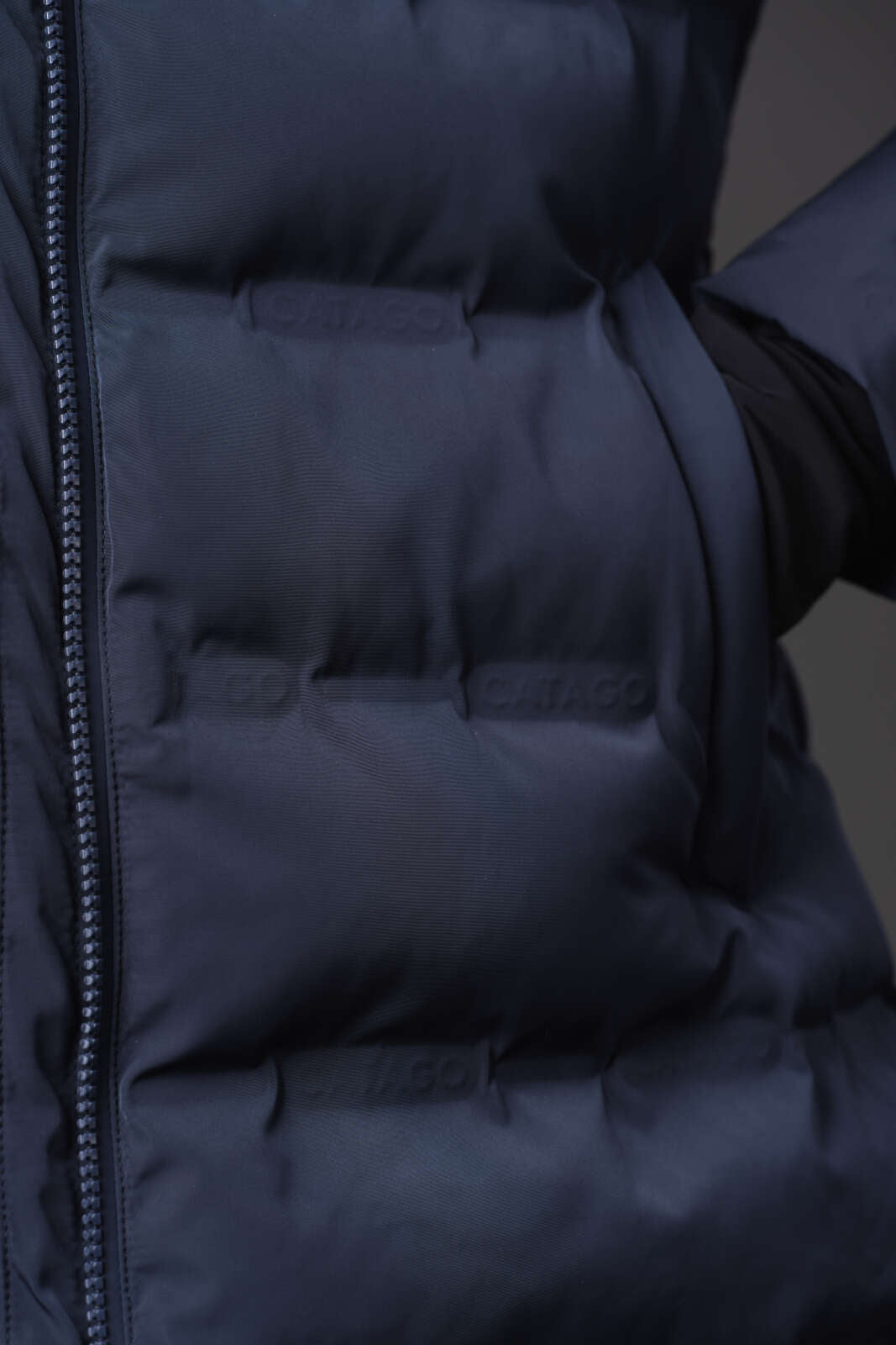 CATAGO Vita long padded riding jacket