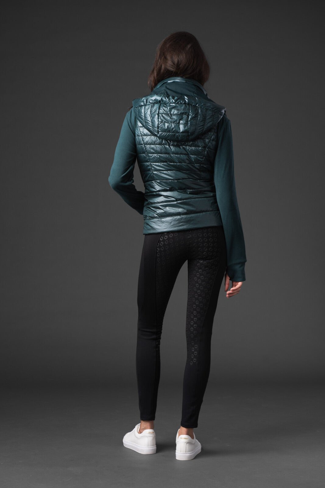 Equipage Valencia hooded riding vest - Unamari