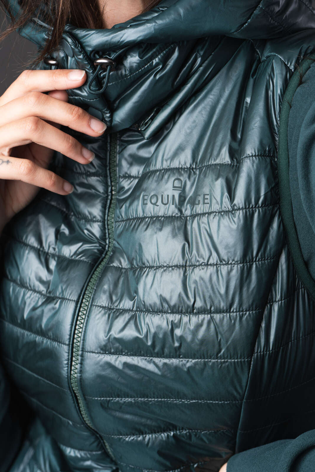 Equipage Valencia hooded riding vest