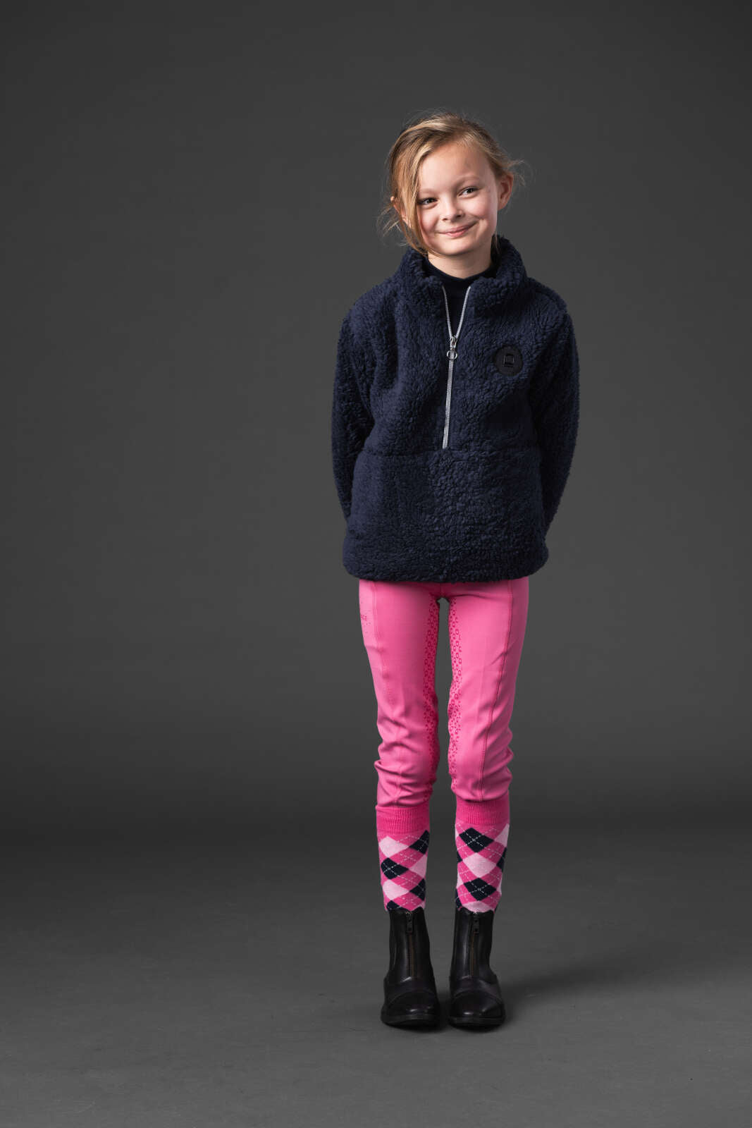 Equipage Veronika half-zip teddy for kids