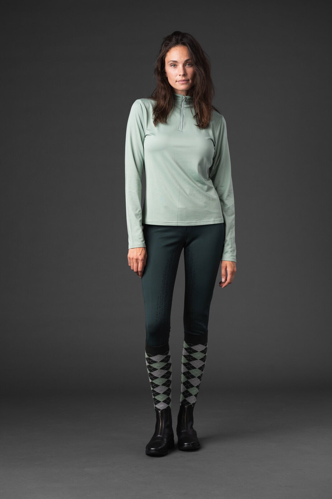 Equipage Kolyma long sleeve riding blouse - Unamari