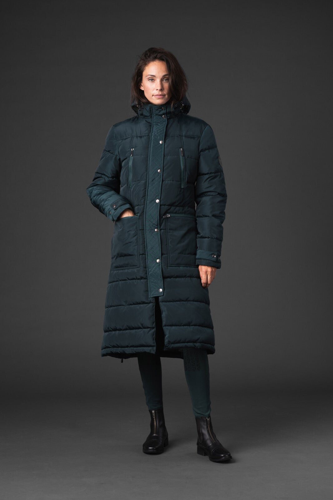 Equipage Candice long riding jacket - Unamari