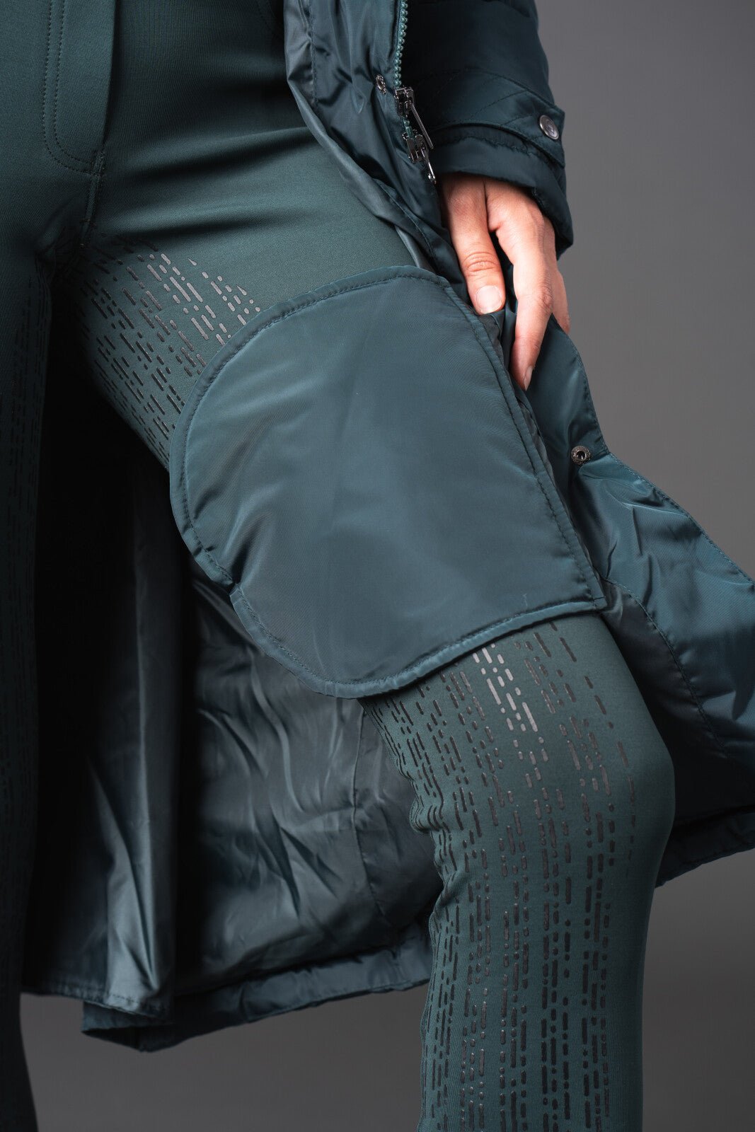 Equipage Candice long riding jacket - Unamari