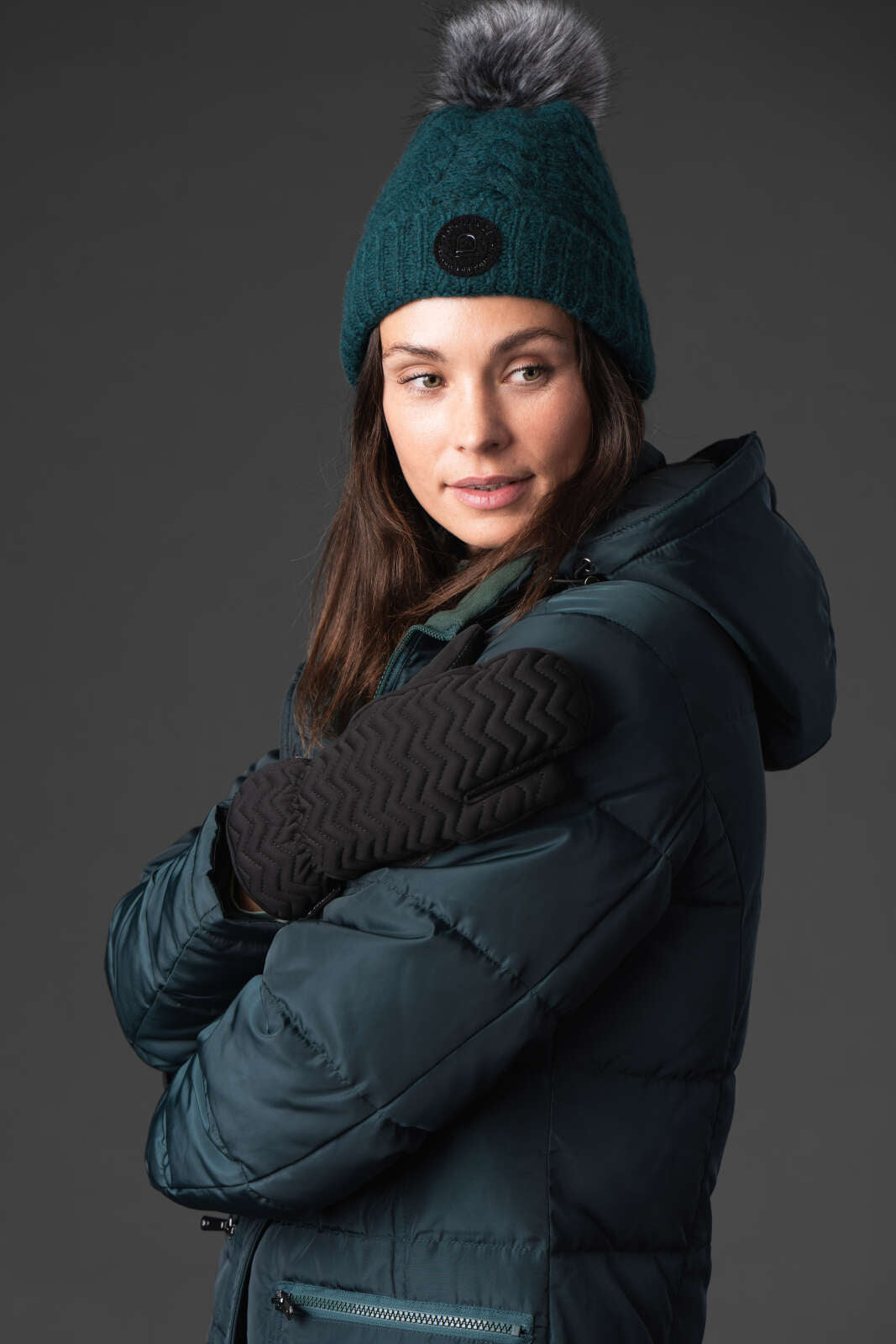 Equipage Vasili strikhue med pelskvast