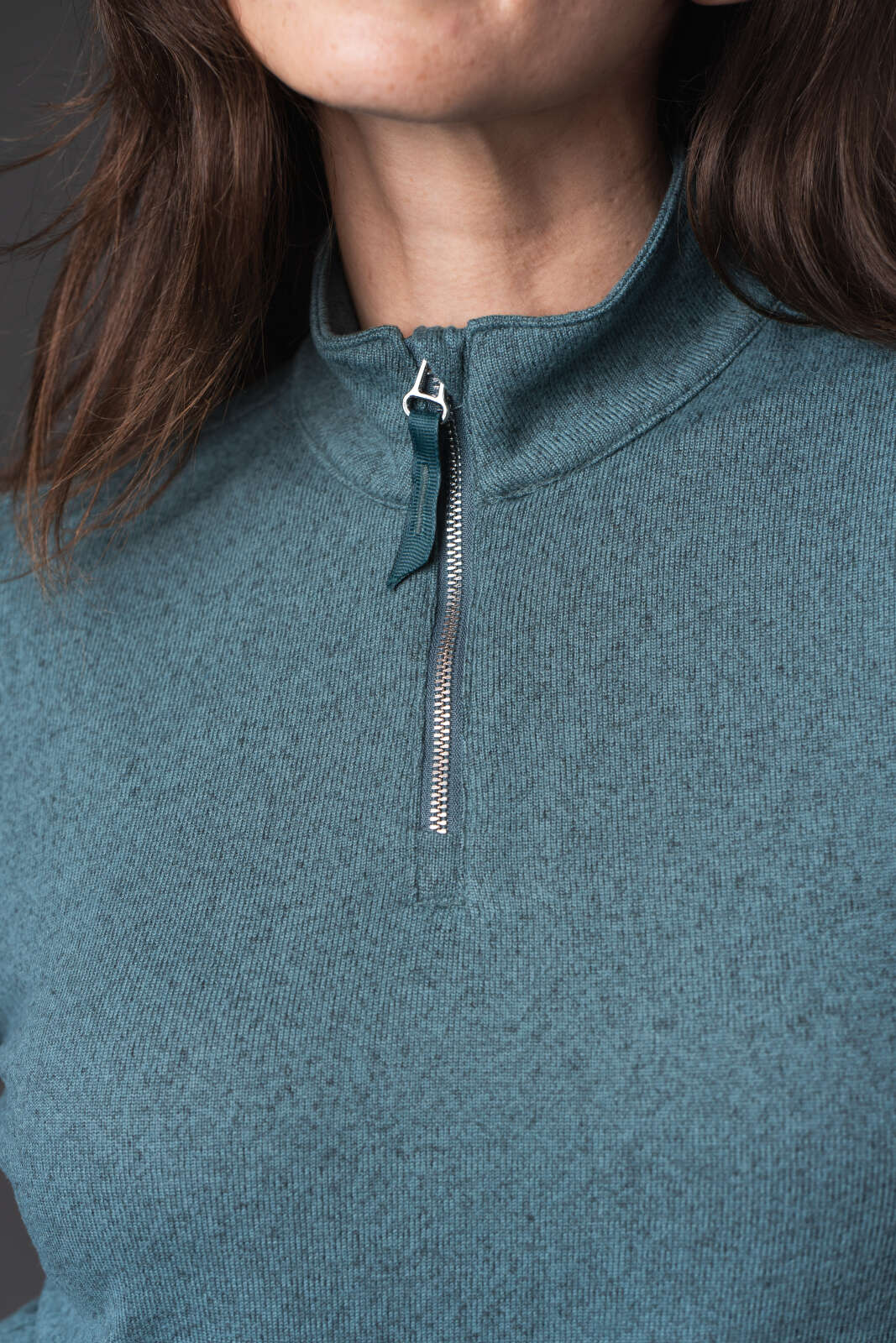 Equipage Stacey langærmet half-zip rideshirt