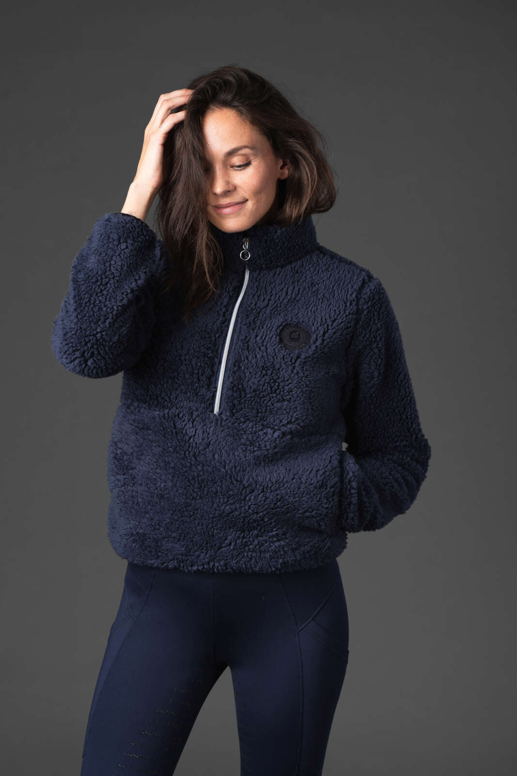 Equipage Veronika half-zip Teddy Sweater