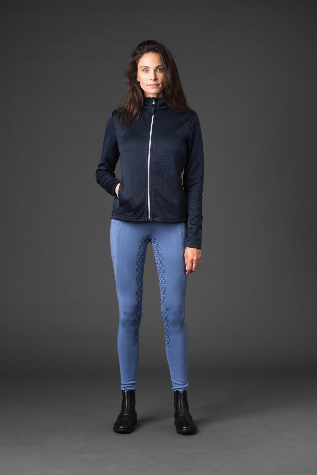 Equipage Safina winter riding tights Fullgrip - Unamari