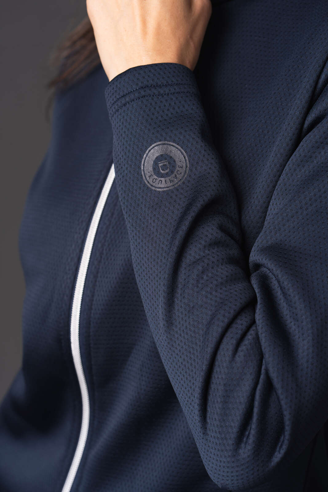 Equipage Vanabe cardigan med lynlås