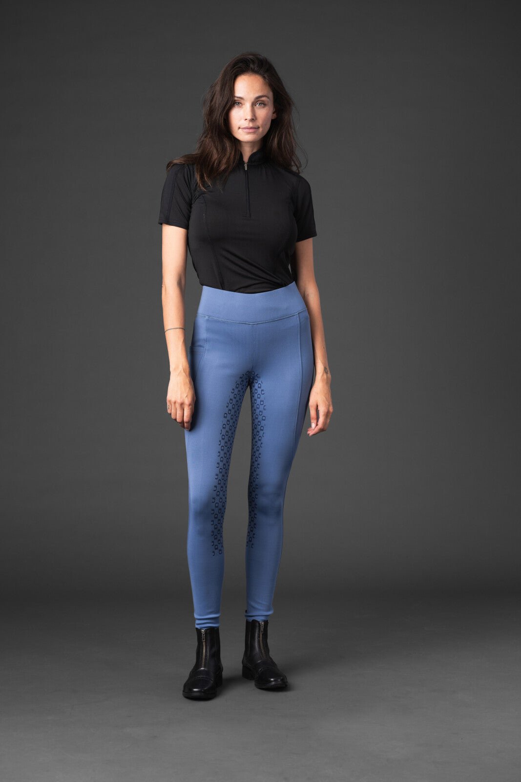 Equipage Safina winter riding tights Fullgrip - Unamari