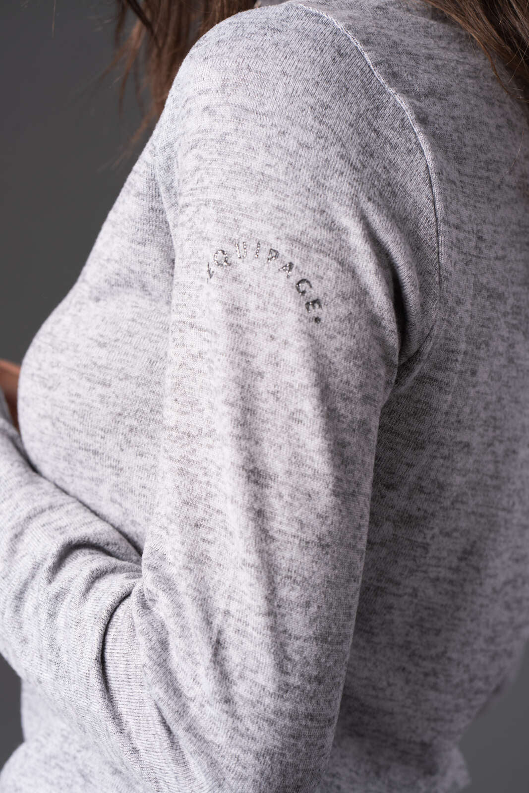 Equipage Stacey langærmet half-zip rideshirt