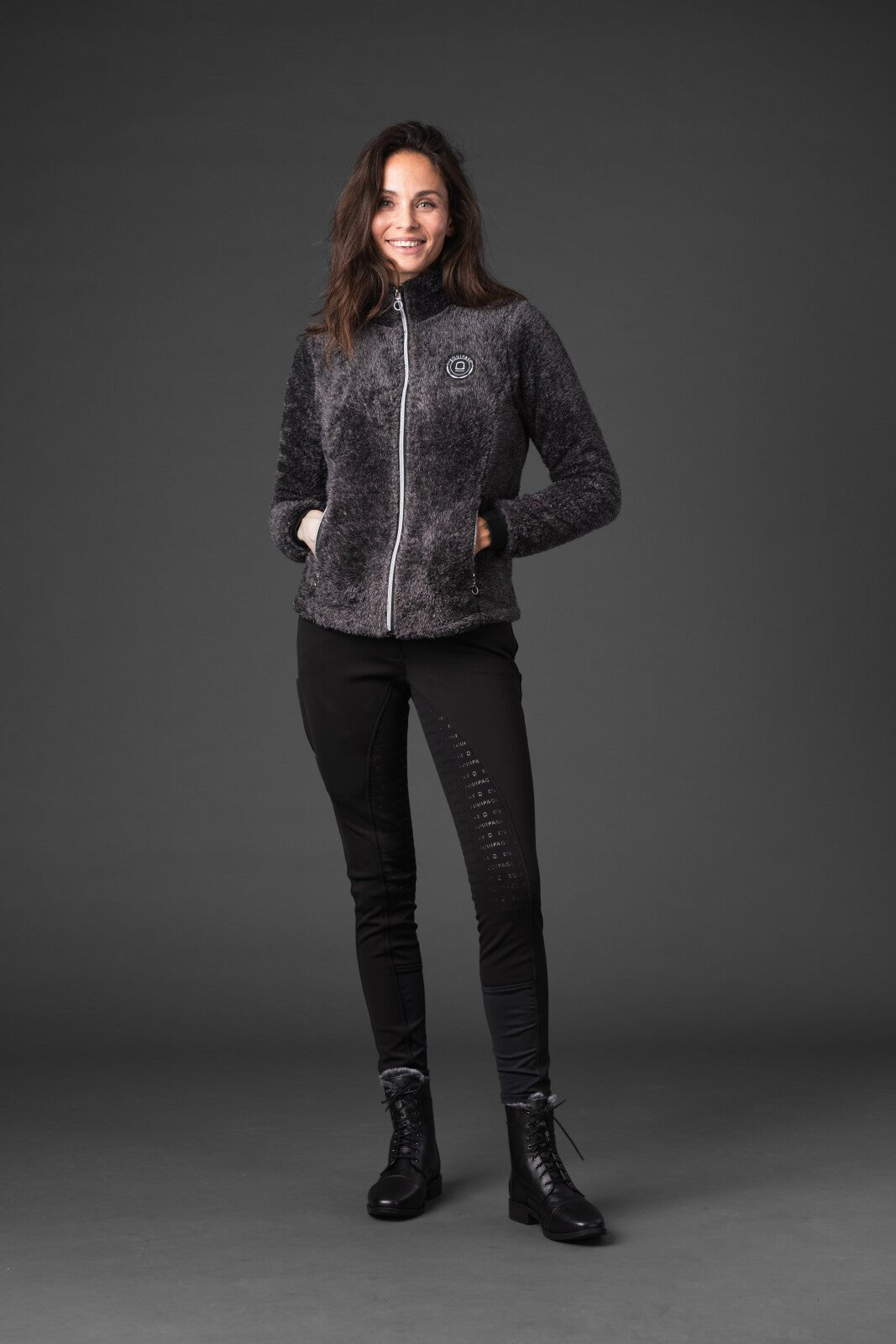 Equipage Vinnie teddy zip jacket - Unamari