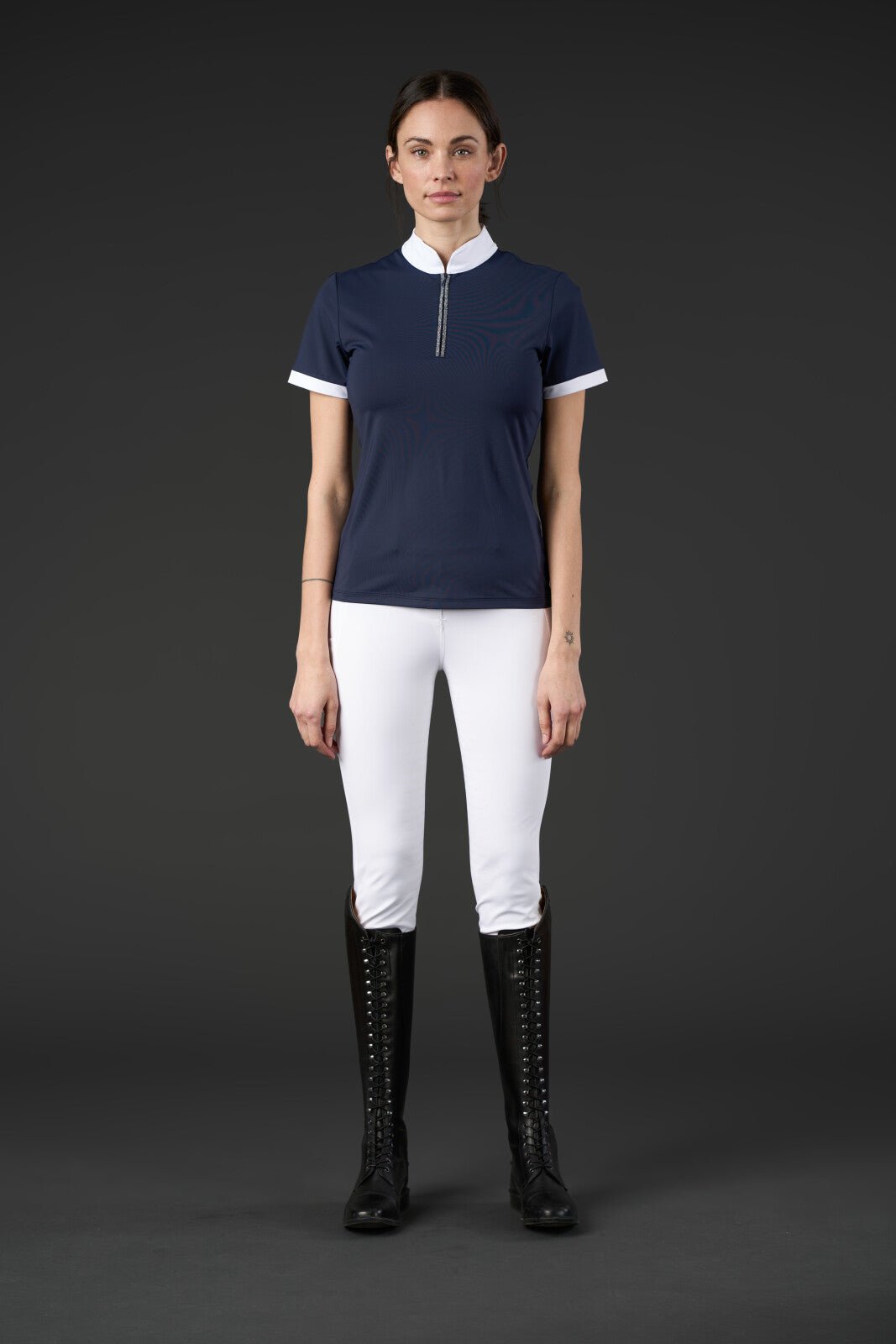 CATAGO Nice short sleeve competition blouse - Unamari