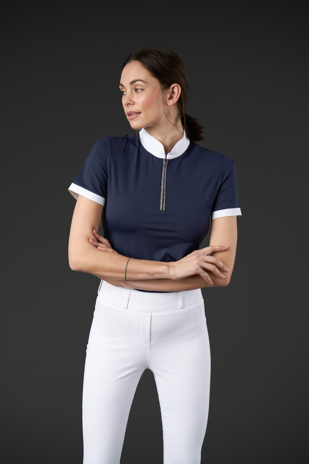 CATAGO Nice short sleeve competition blouse