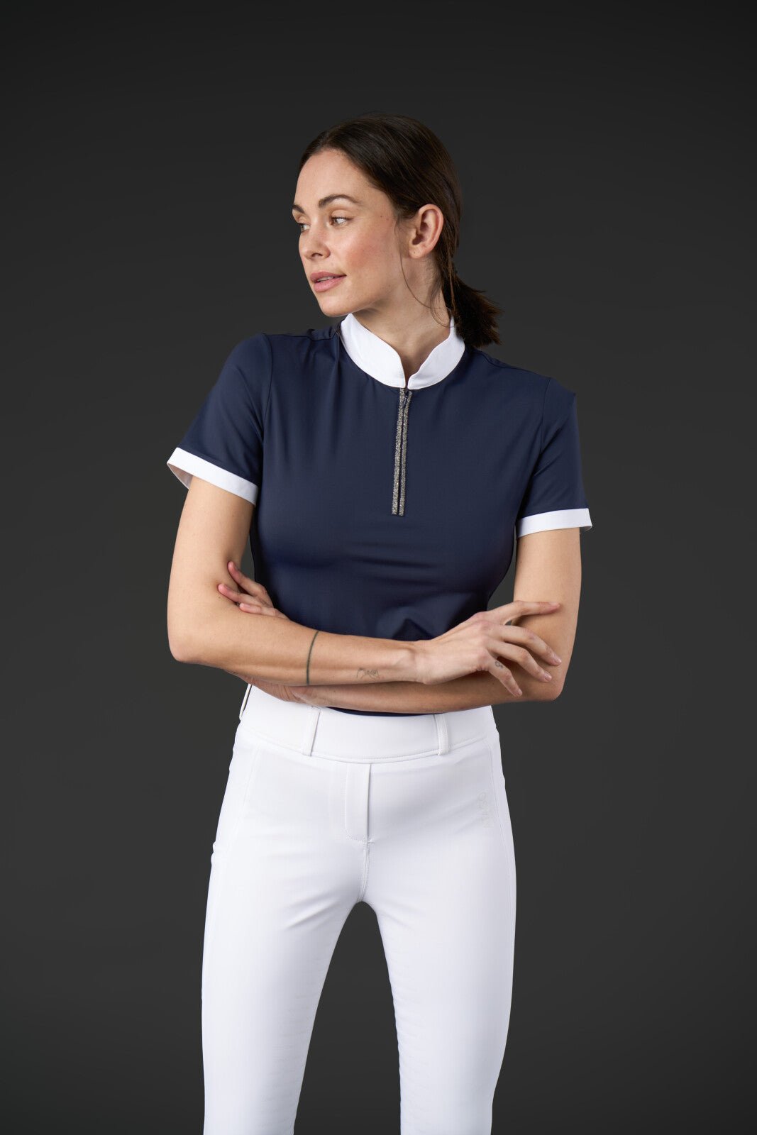 CATAGO Nice short sleeve competition blouse - Unamari