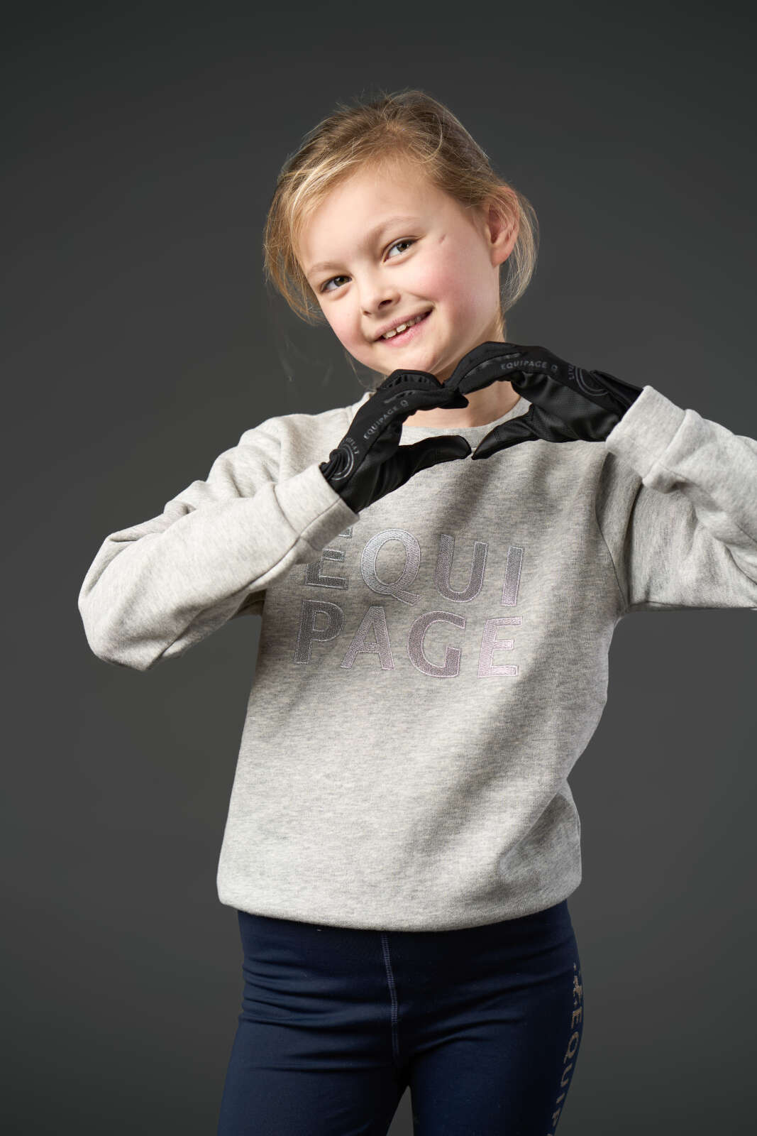 Equipage Terina mesh riding gloves for kids
