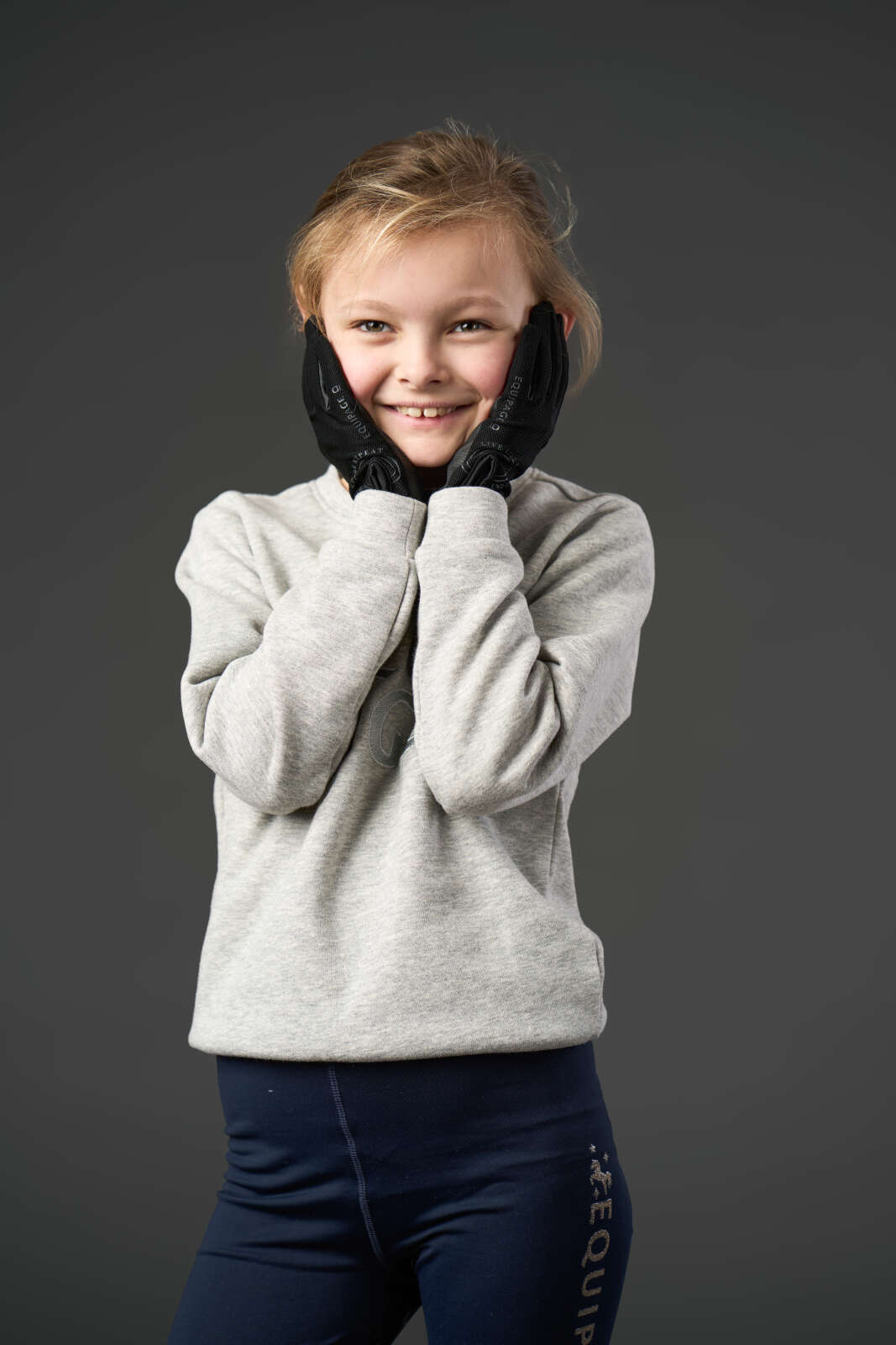 Equipage Terina mesh riding gloves for kids