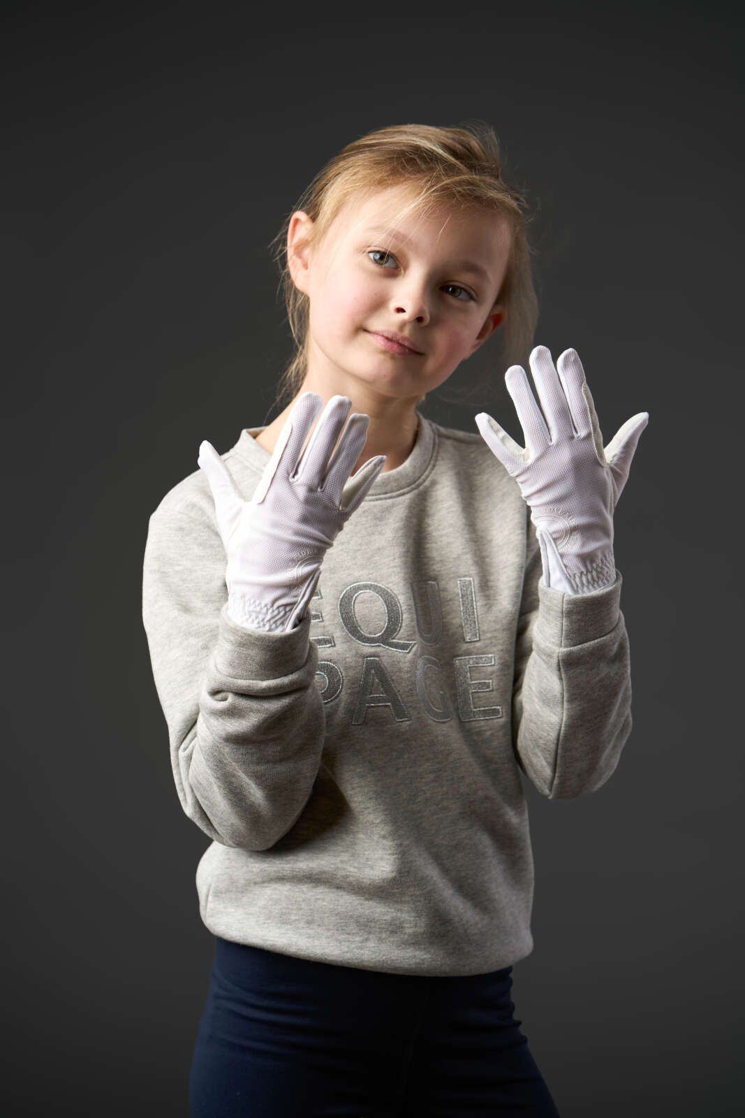 Equipage Terina mesh riding gloves for kids