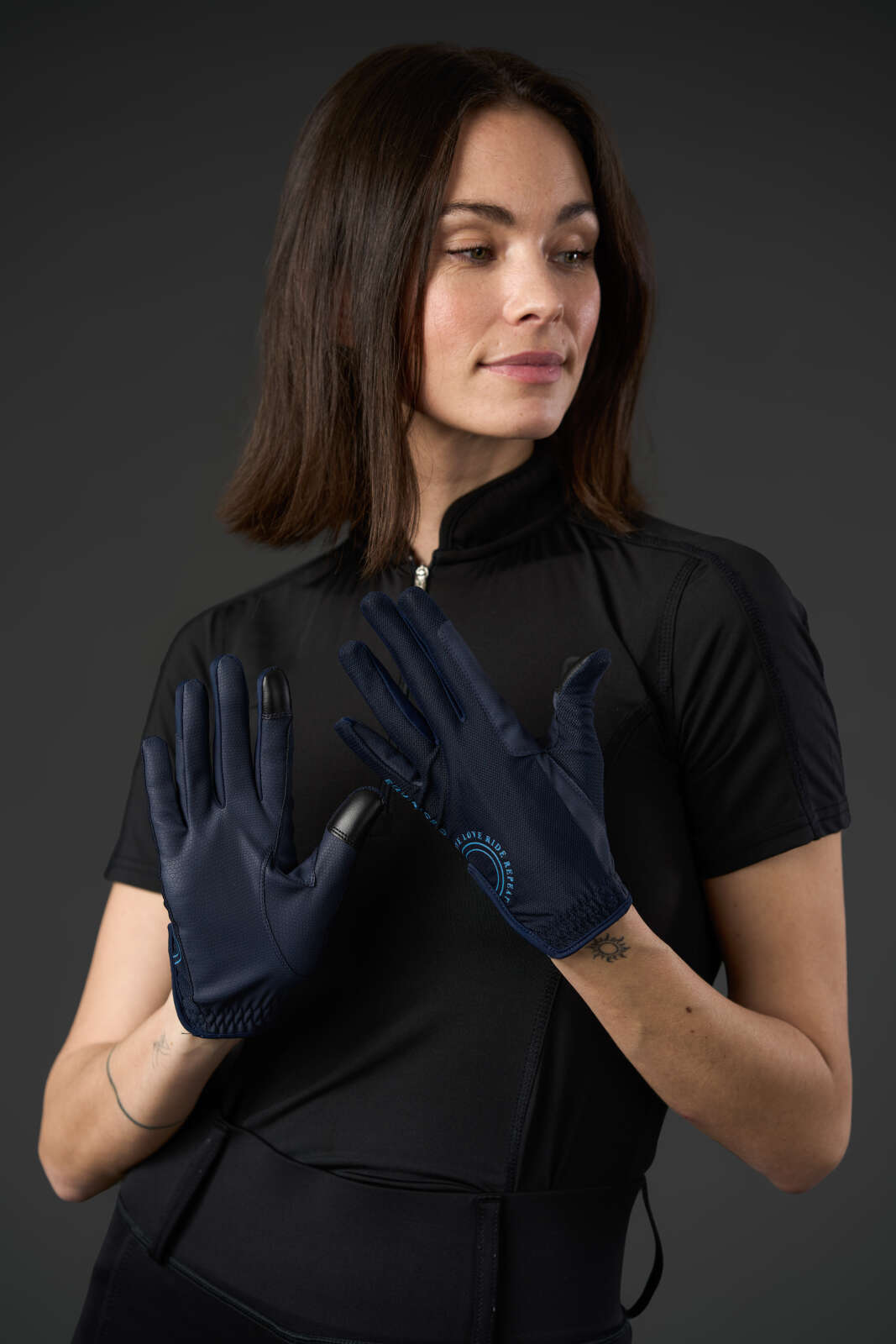 Equipage Terina ridhandskar i mesh