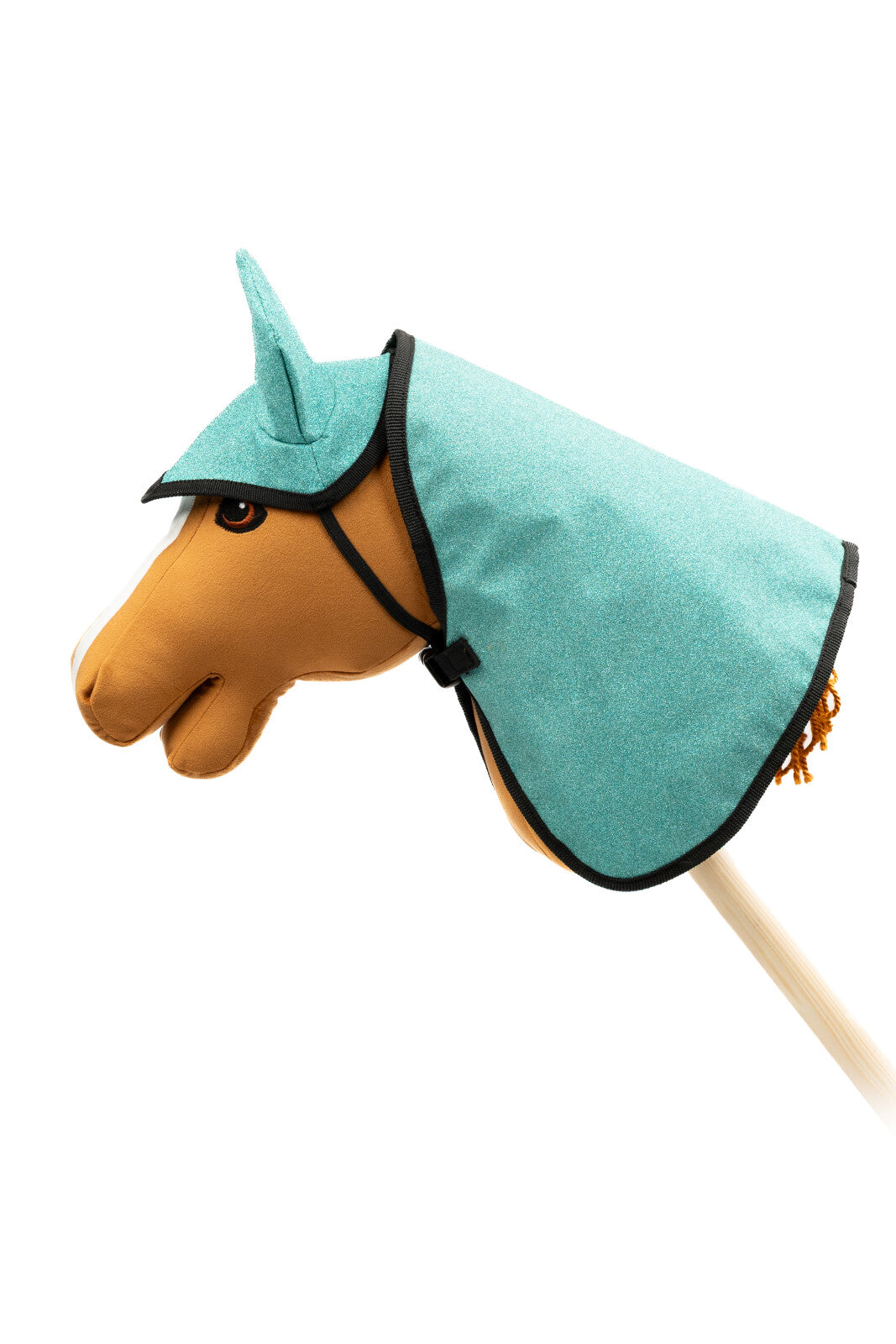 My Hobby Horse Decke & Fliegenhaube, Blauer Glitzer