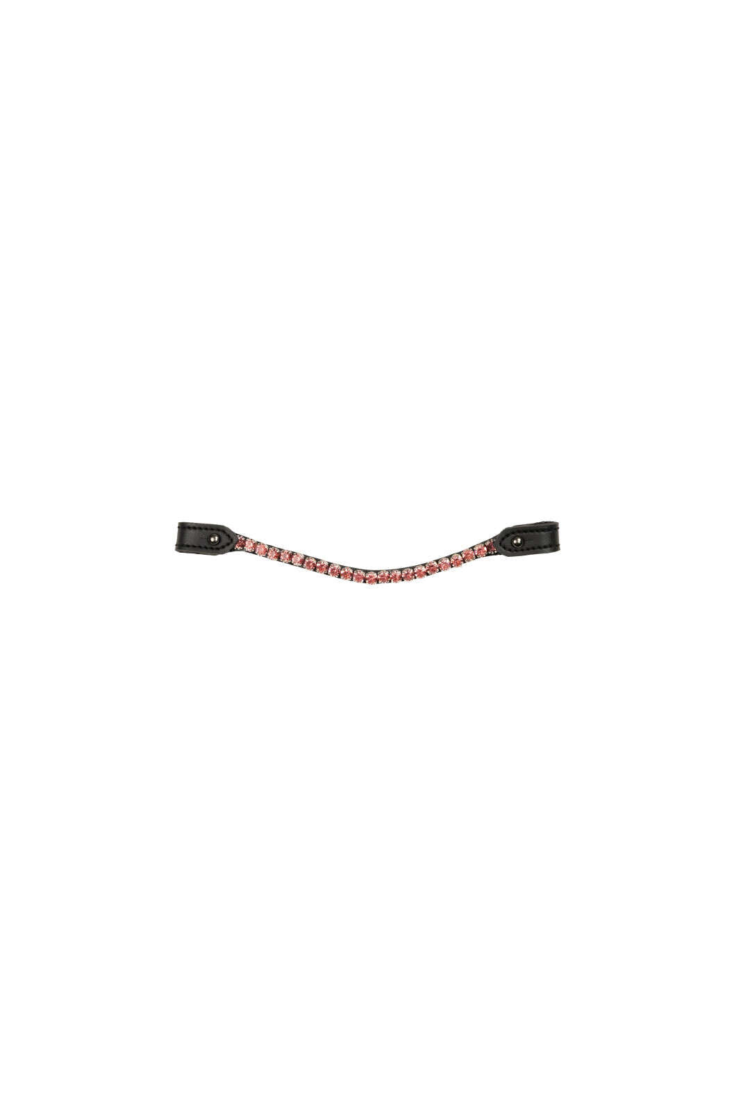 My Hobby Horse Browband, black with pink stones