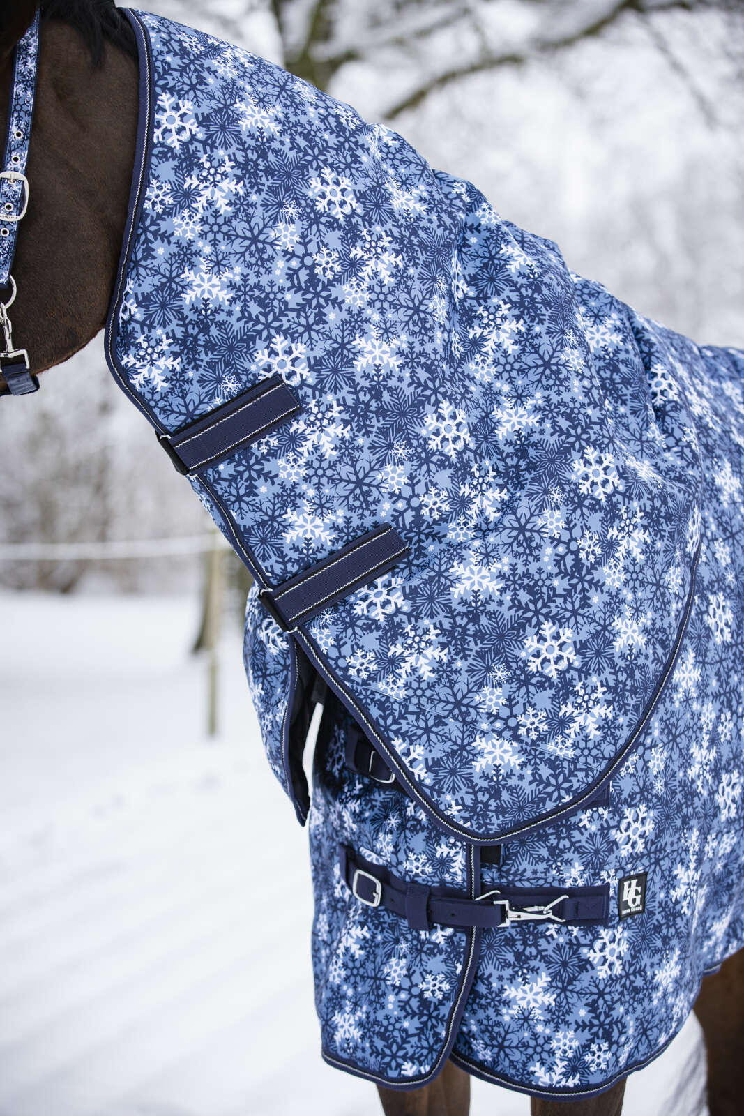 Horse Guard Snowflake 1200D-dekken, 200 g, avtakbar hals