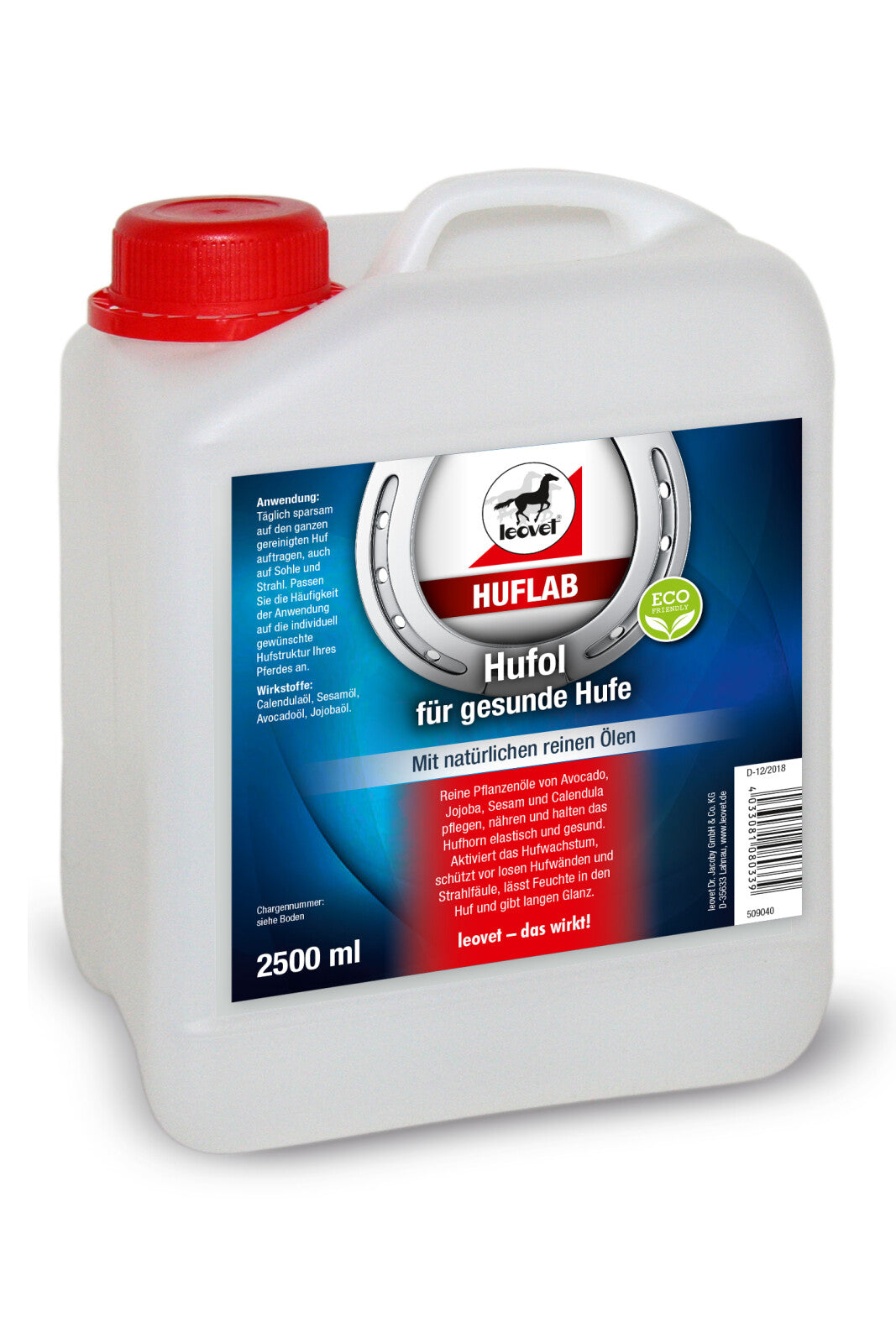 Leovet Huflab hoof oil refill can