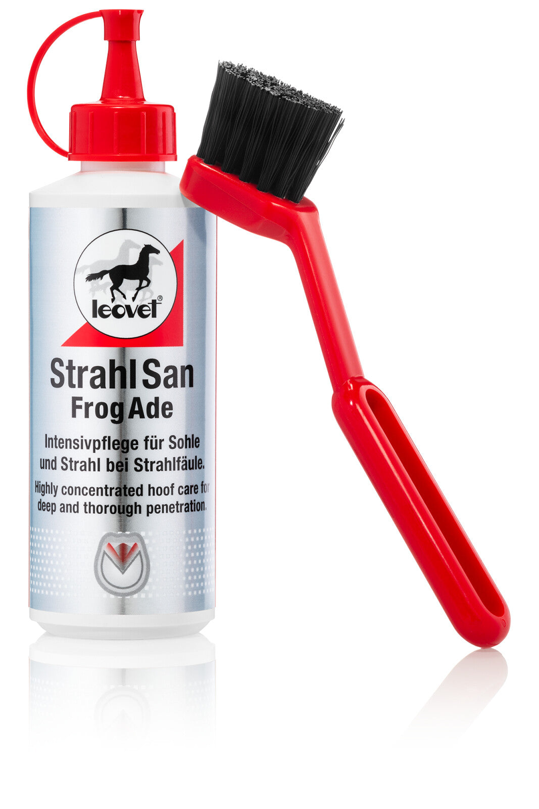 Leovet Frogade hoof care with brush
