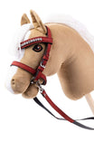 My Hobby Horse träns, röd glitter