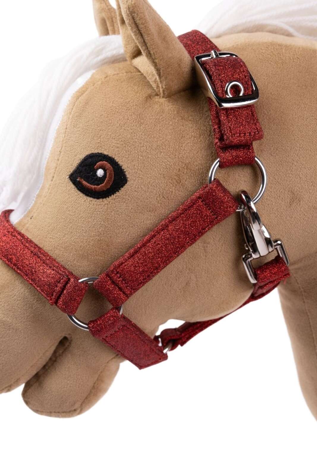My Hobby Horse Halter, red glitter