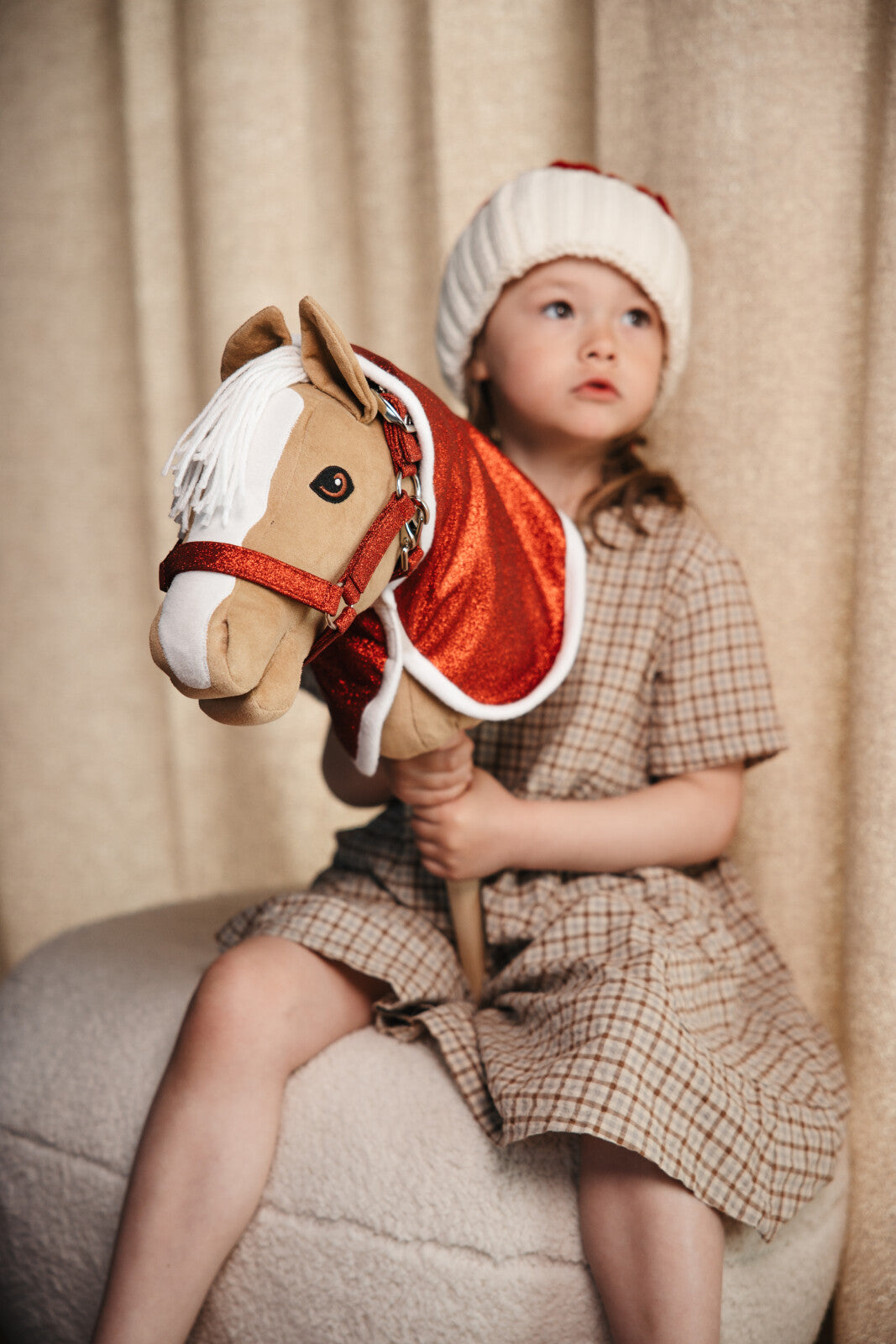 My Hobby Horse Halter, red glitter