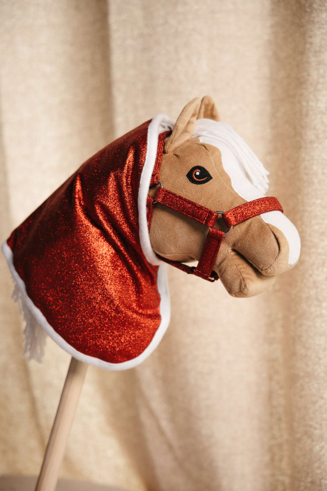 My Hobby Horse Halter, red glitter