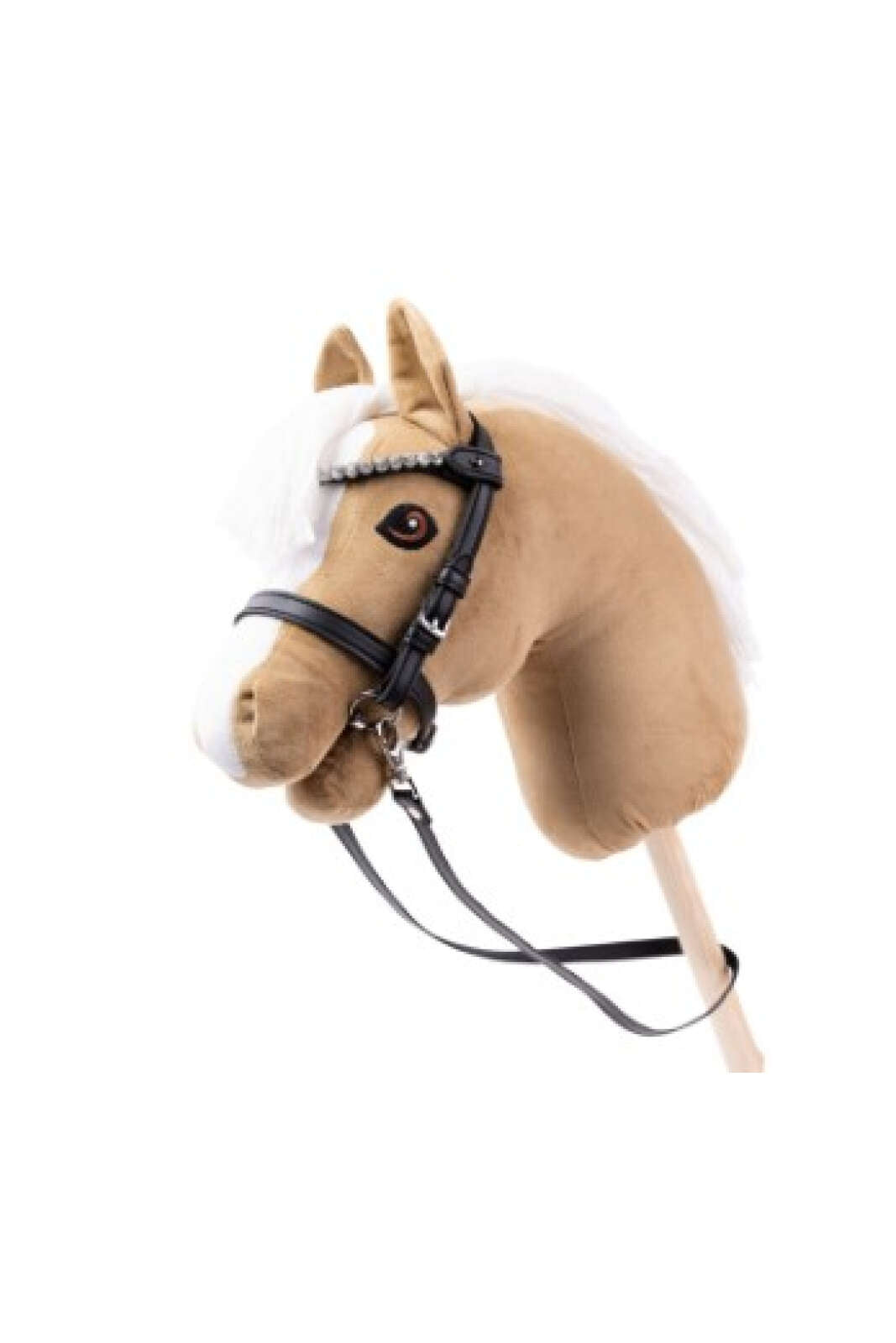 My Hobby Horse Träns, svart med silverstenar