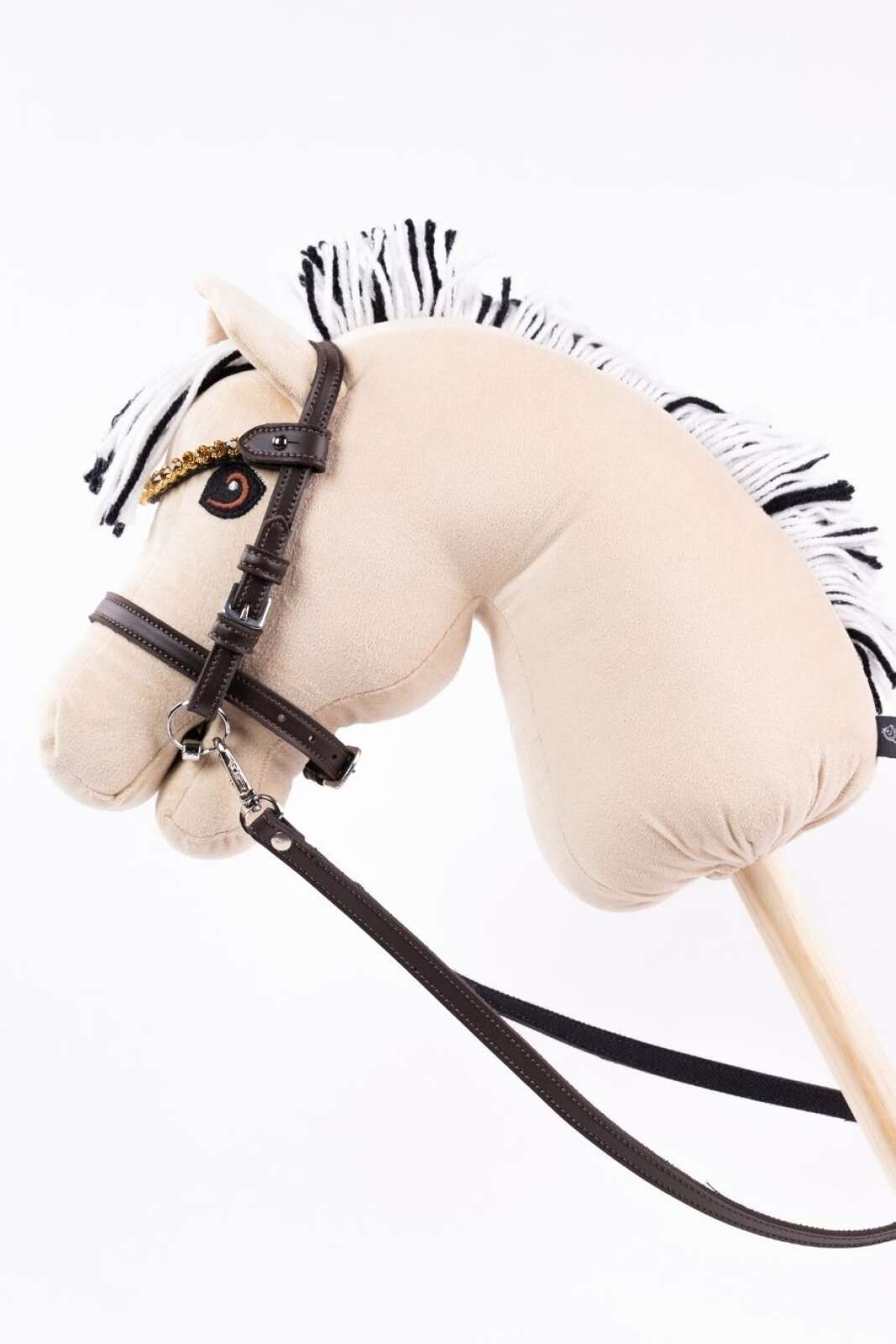 My Hobby Horse Trense brun, med gullstein