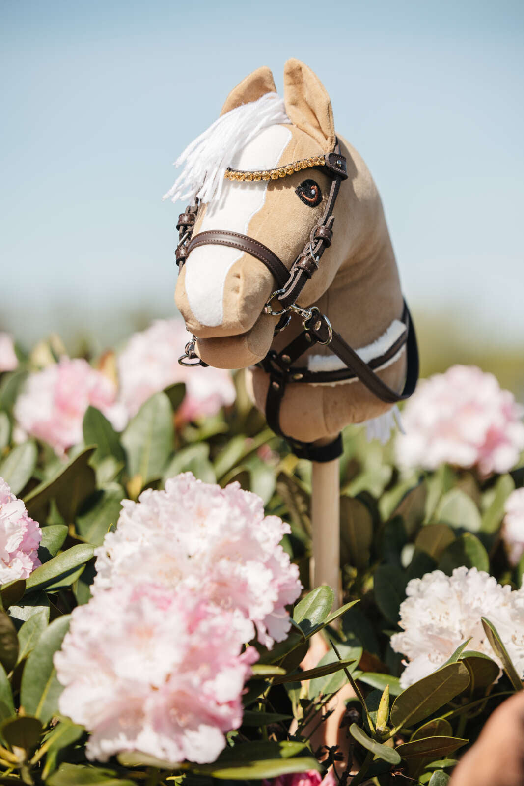 My Hobby Horse Trense brun, med guldsten