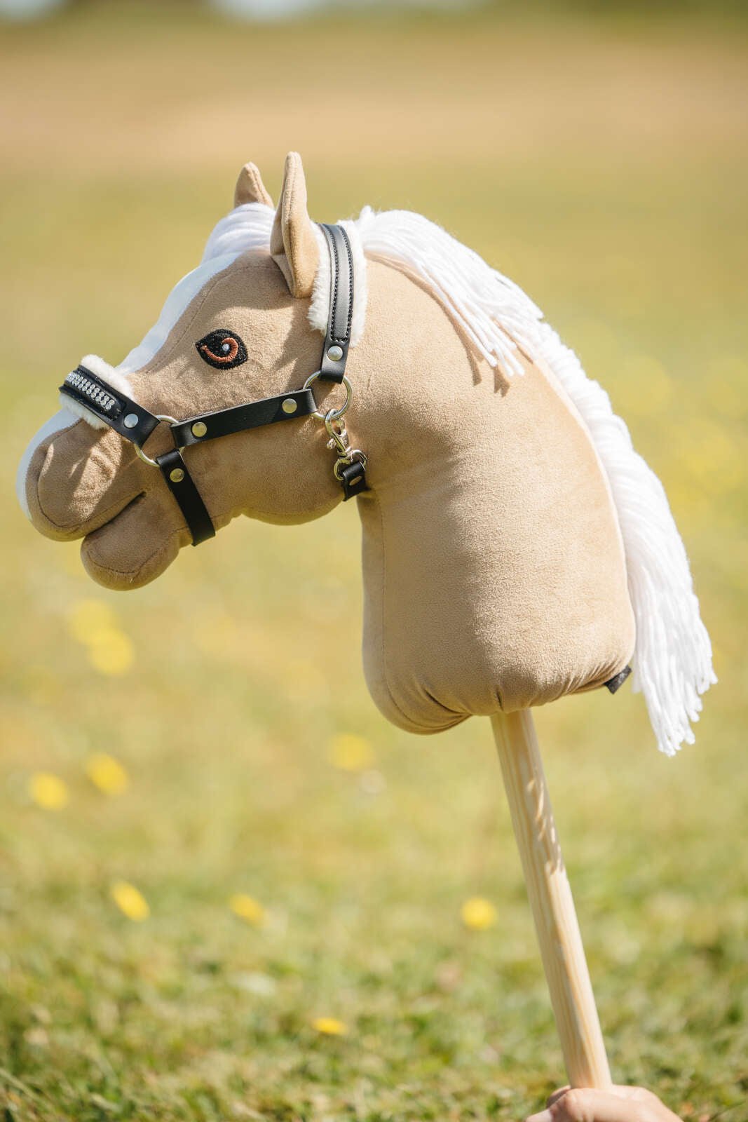 My Hobby Horse Halfter mit Plüsch und Steinen