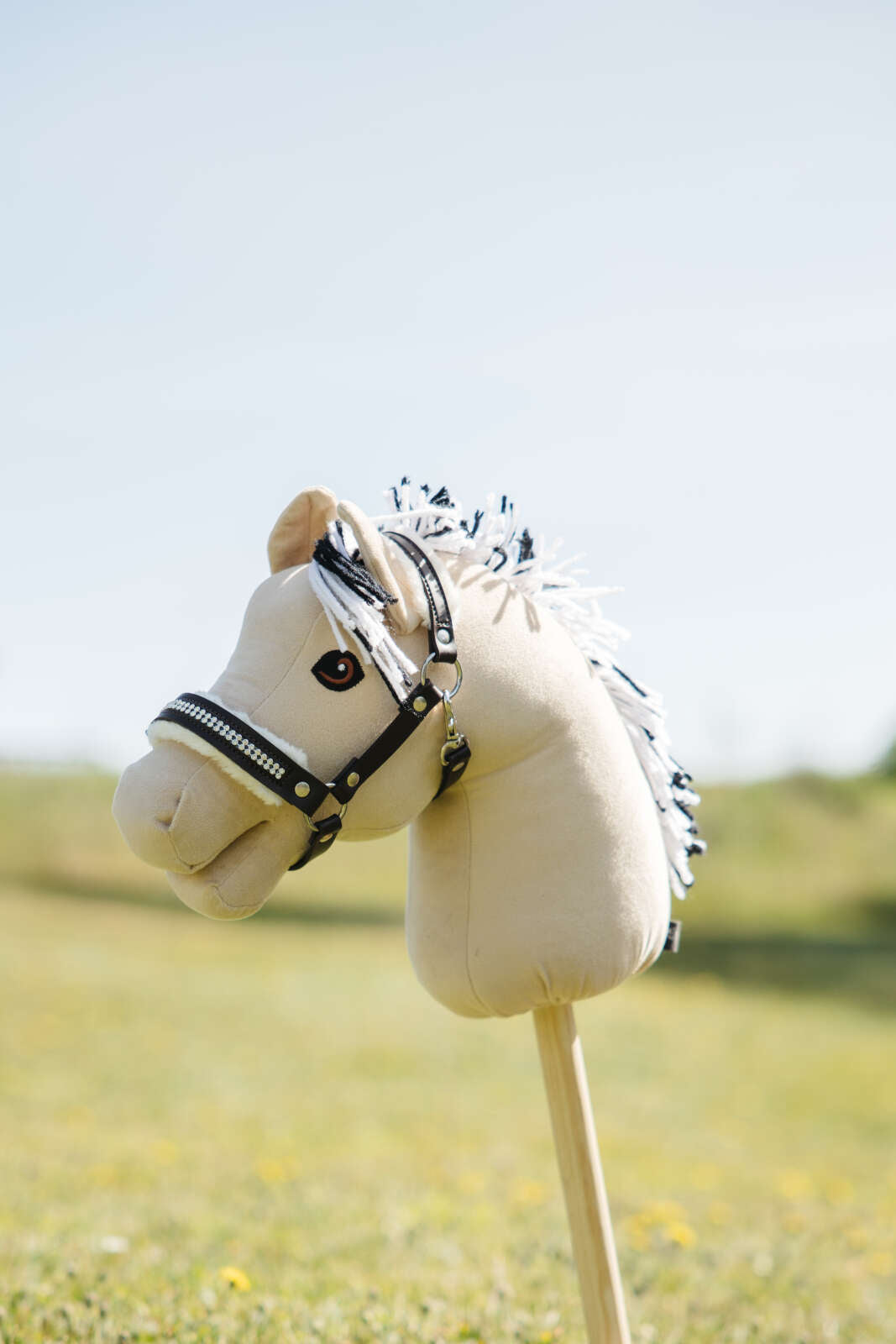 My Hobby Horse Halfter mit Plüsch und Steinen