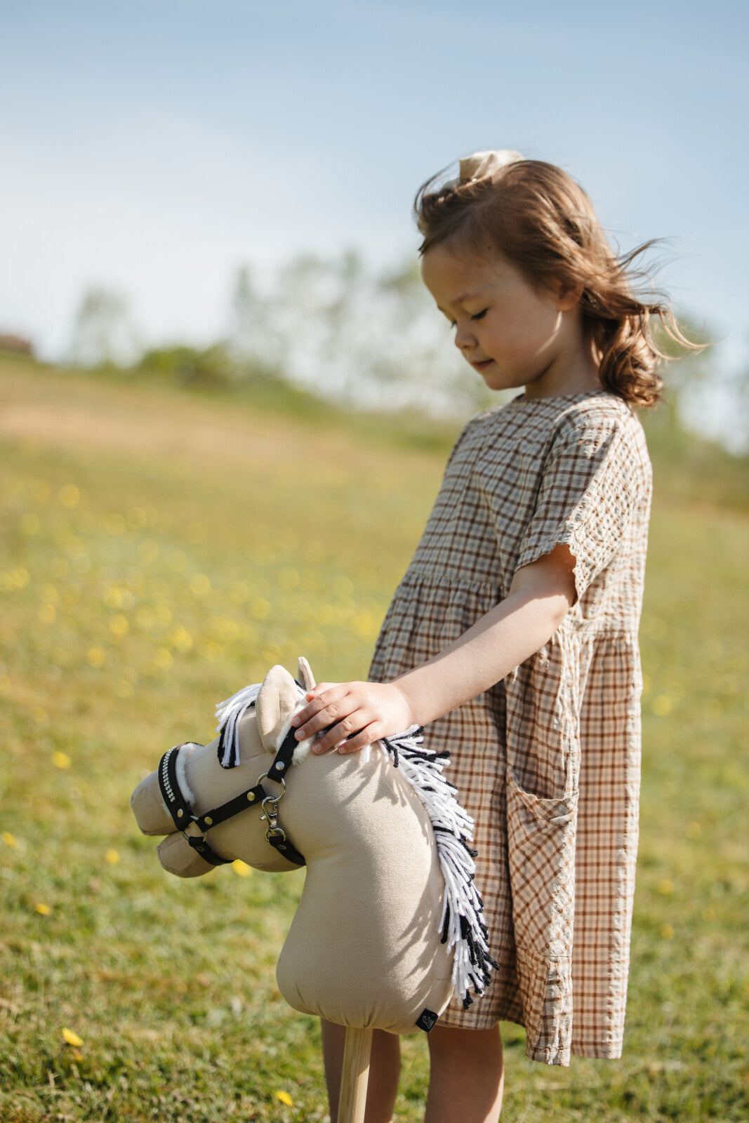 My Hobby Horse grimma med plysch och stenar